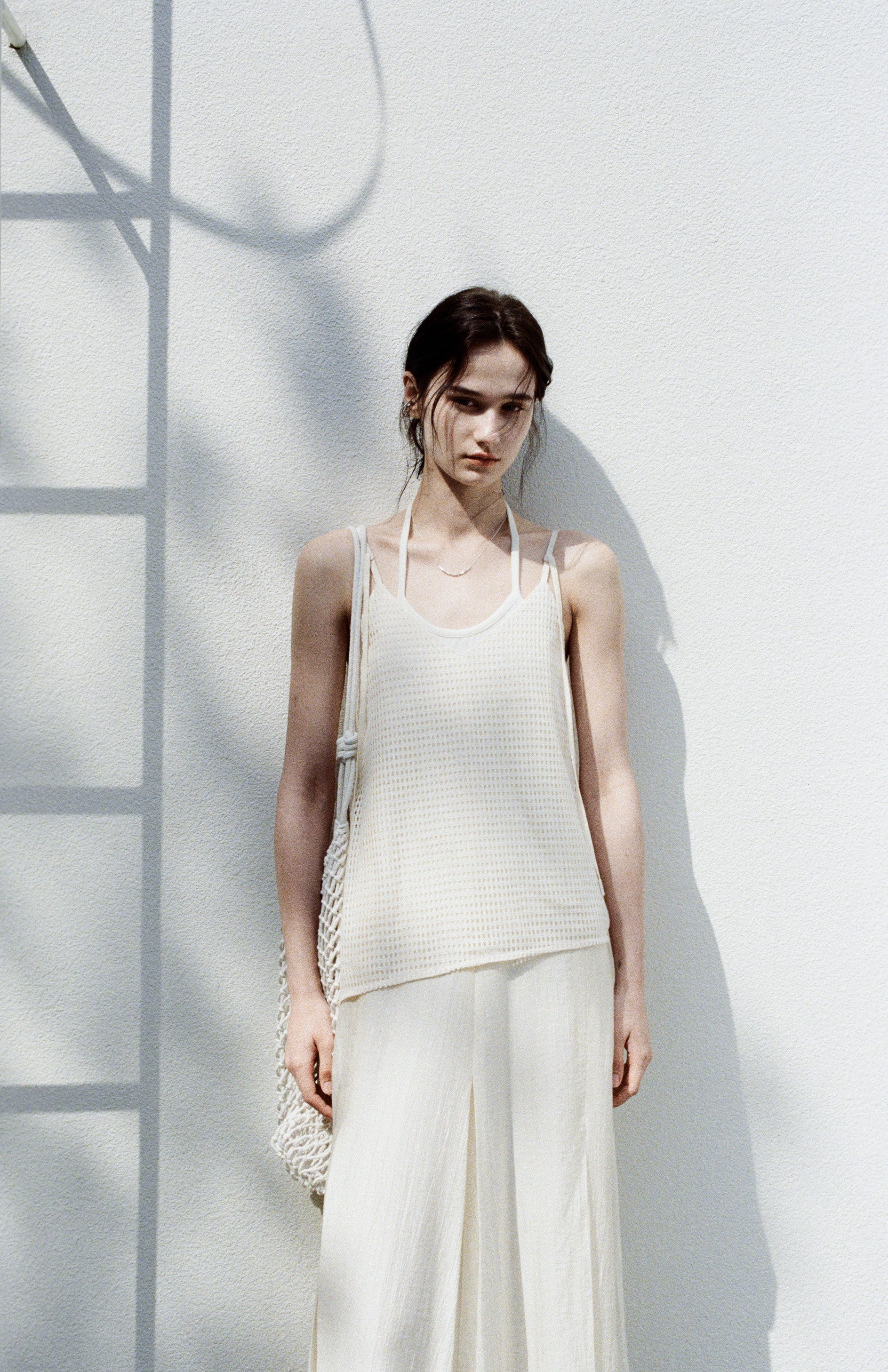 MESH LAYERED CAMISOLE DRESS / メッシュレイヤードキャミソールワンピース