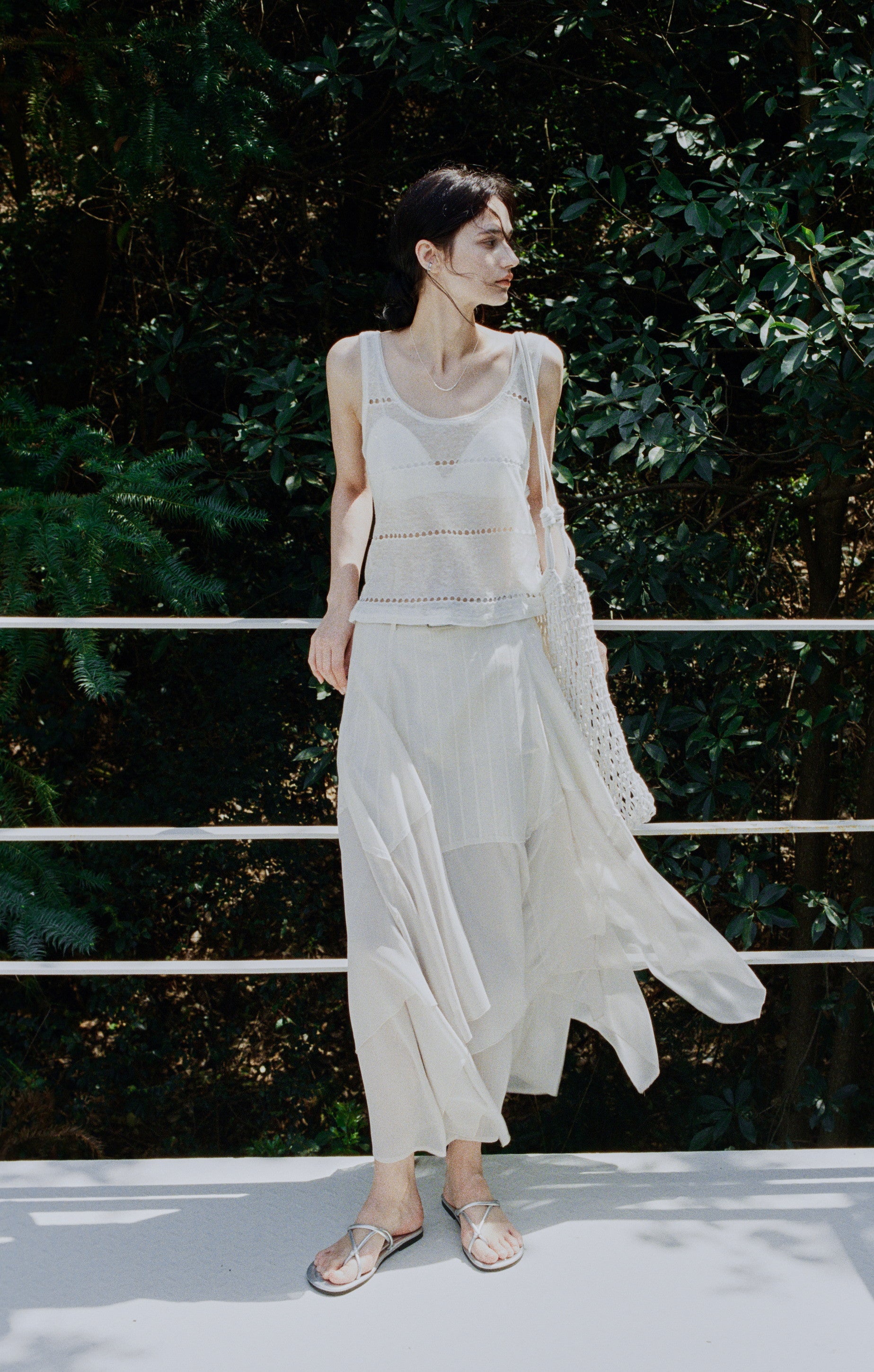 MIX FRILL TIERED SKIRT / ミックスフリルティアードスカート