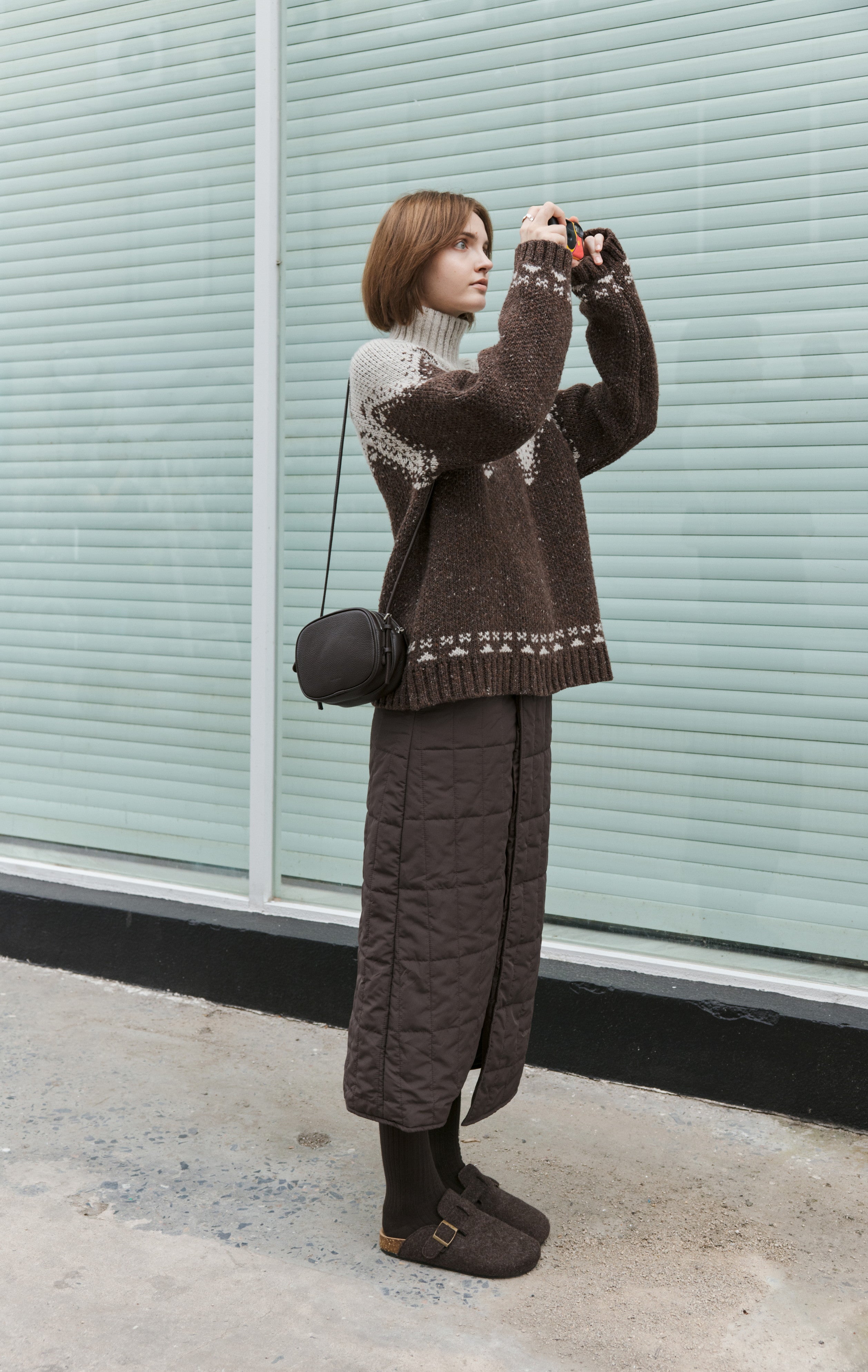 HIGH NECK MAILLARD SWEATER / ハイネックメイラードセーター