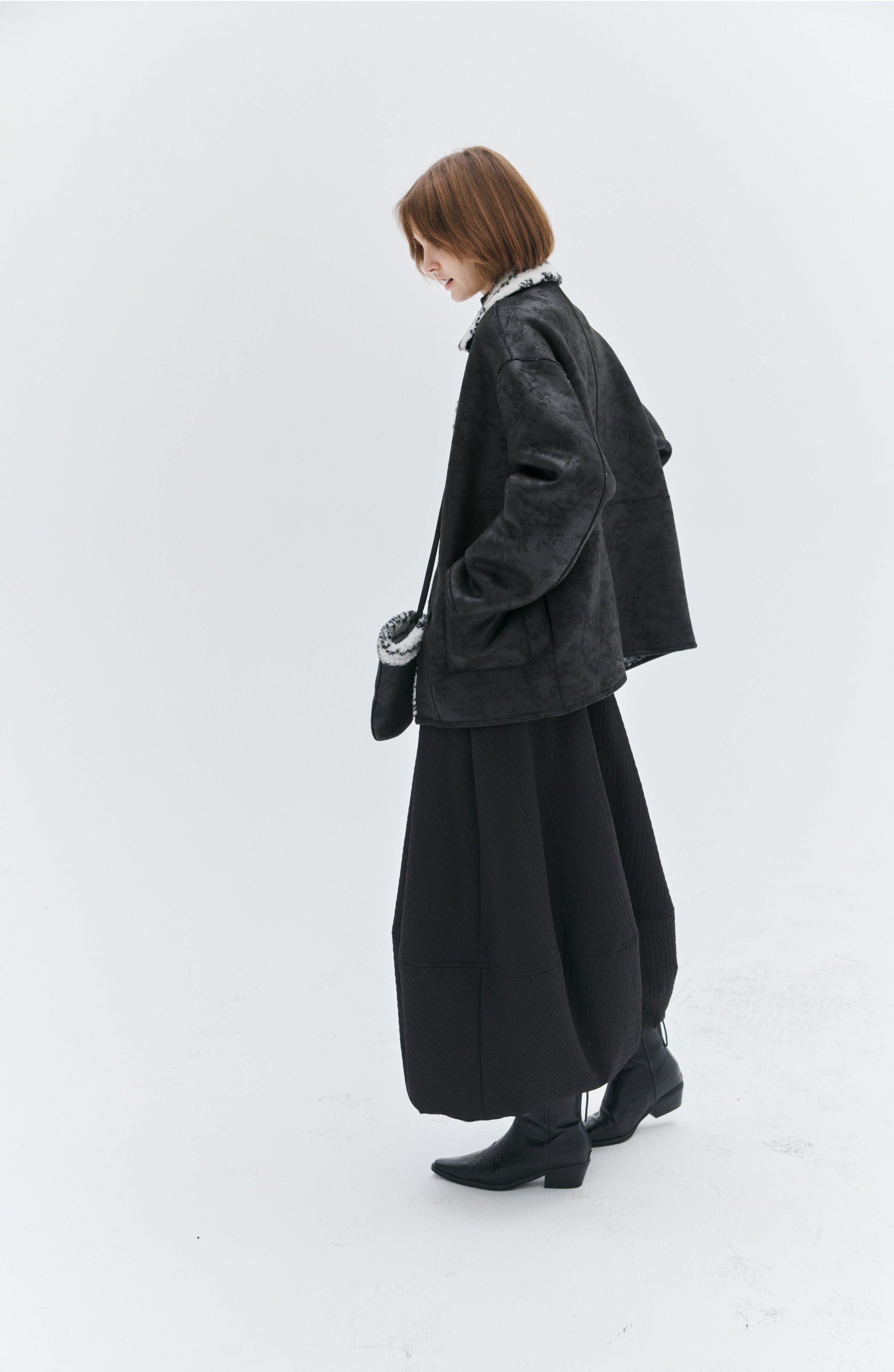 FAIR ISLE LEATHER JACKET&GLOVE / フェアアイルレザージャケット&手袋