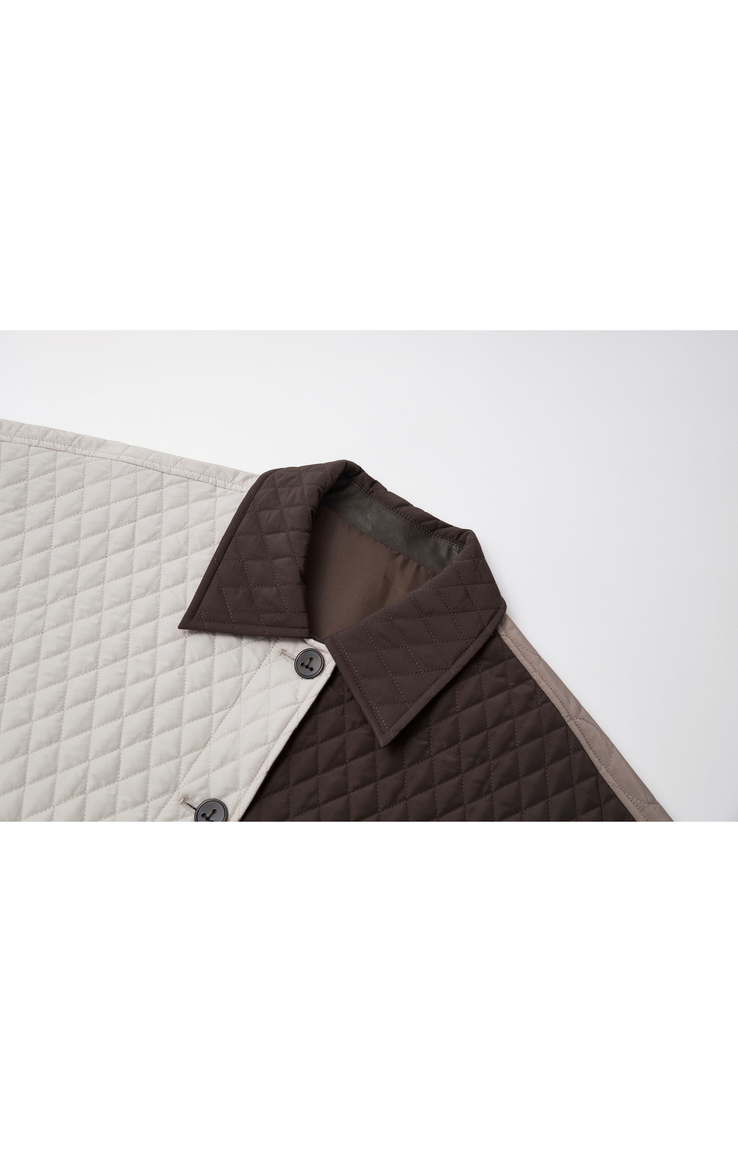 PATCHWORK COLOR QUILTED JACKET