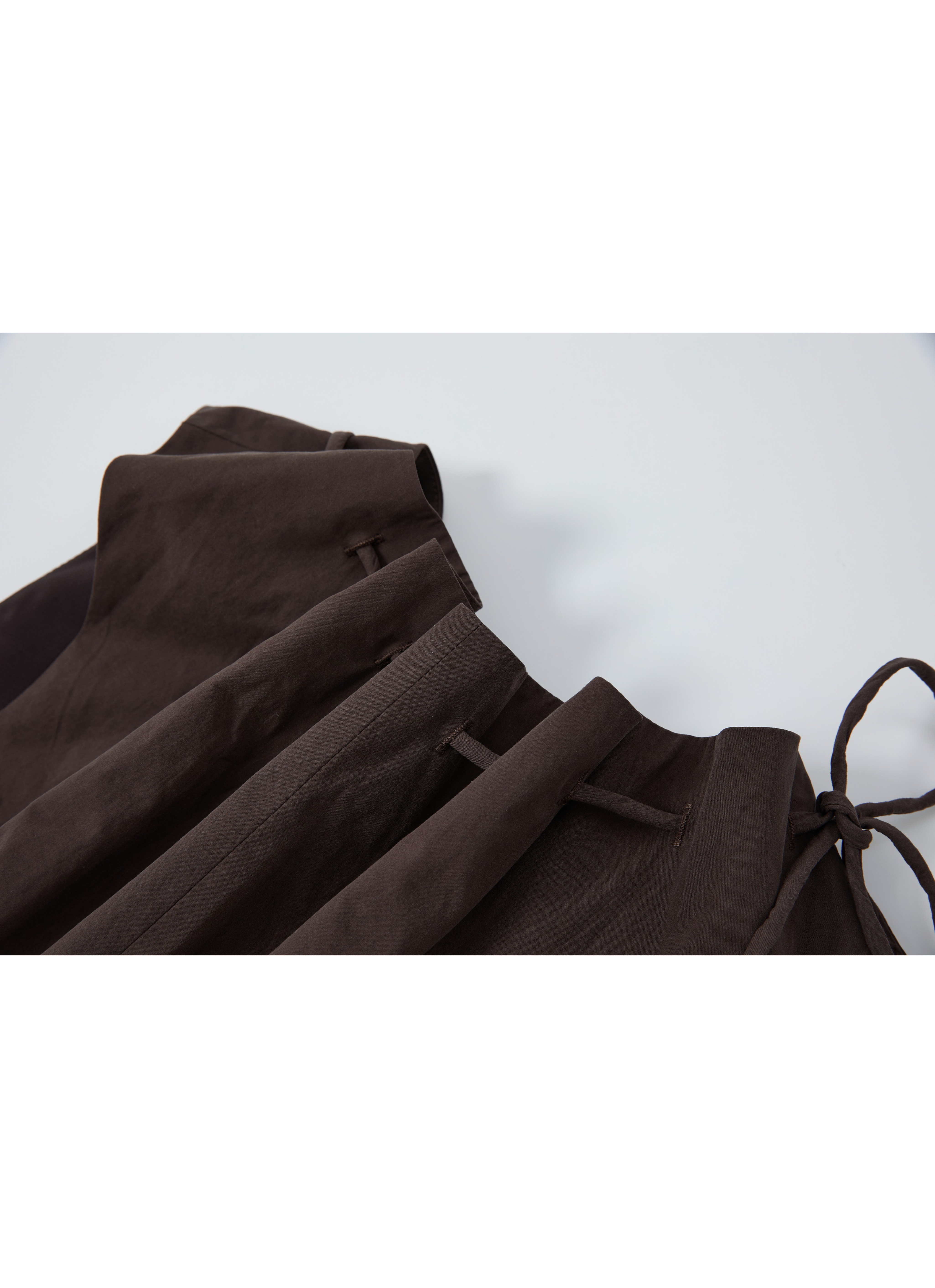 2WAY STRING POUCH BLOUSE