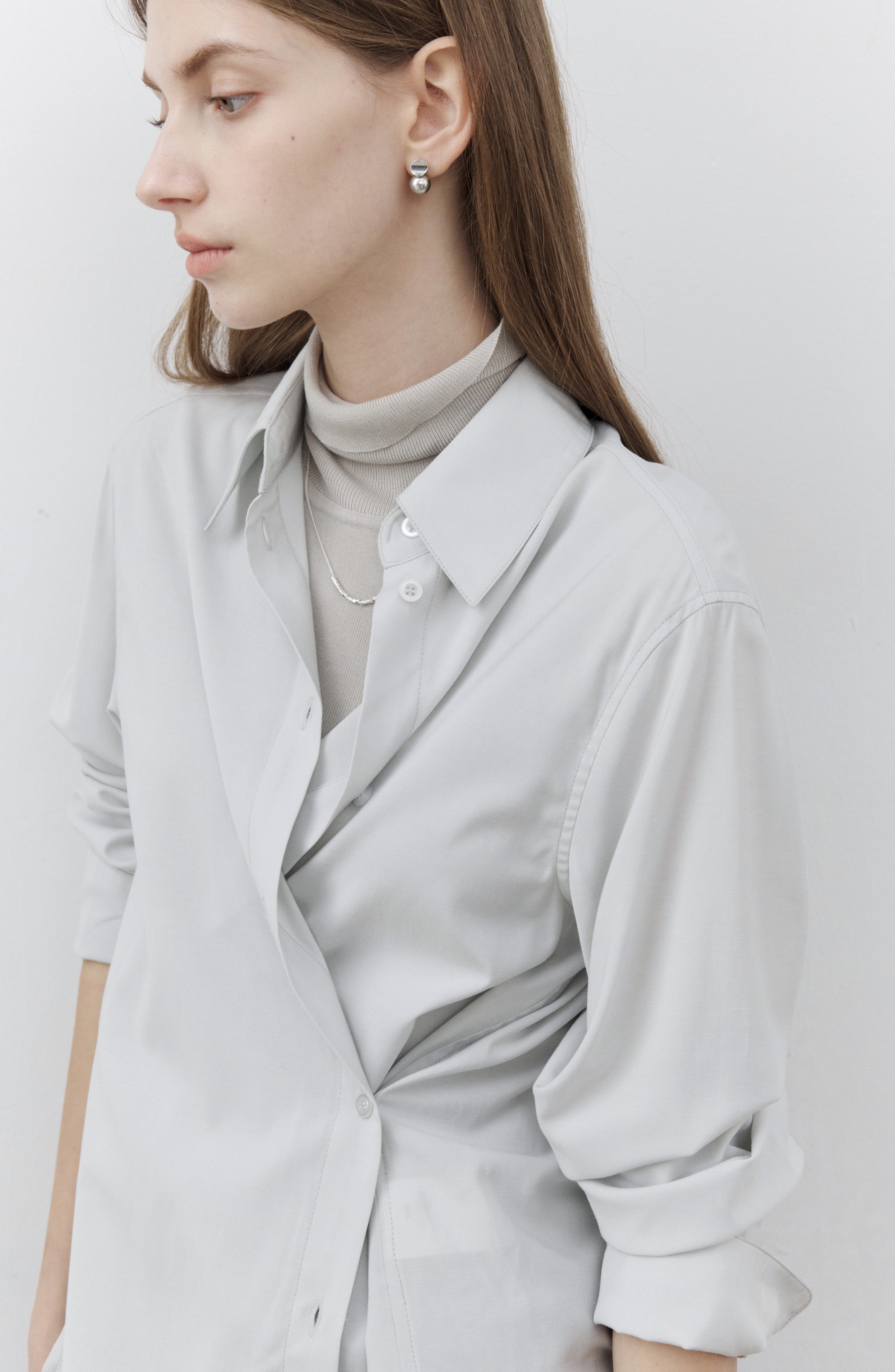 EDGE SILHOUETTE COLOR SHIRT