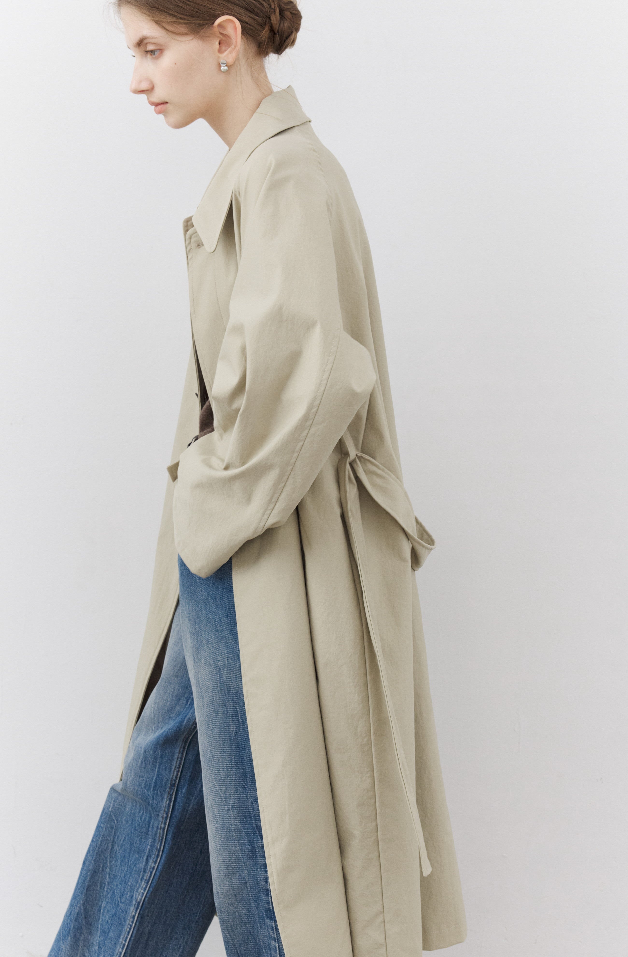 NATURAL CLASSICAL LONG TRENCH / 내츄럴 클래식 롱 트렌치