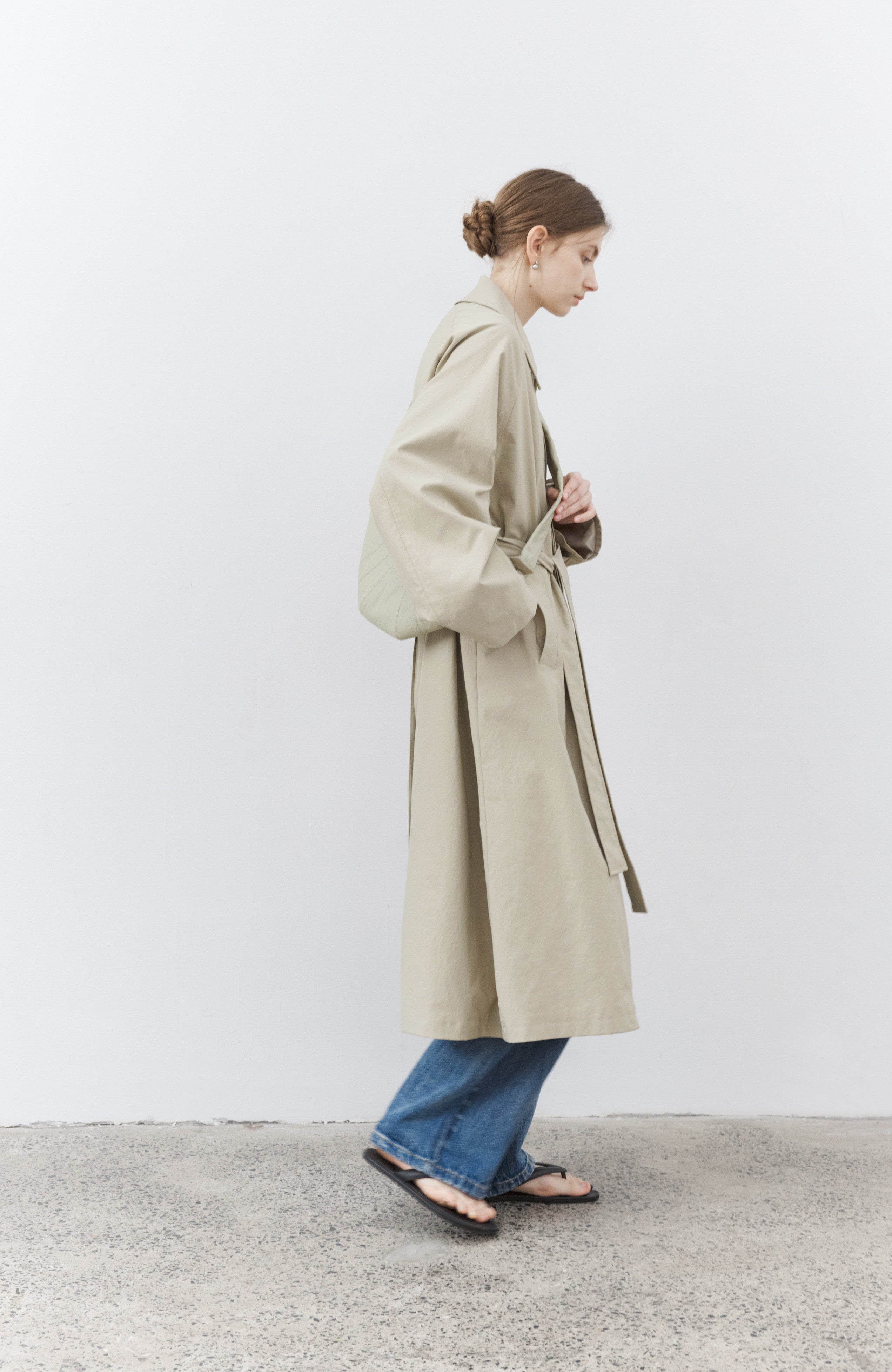 NATURAL CLASSICAL LONG TRENCH / 내츄럴 클래식 롱 트렌치