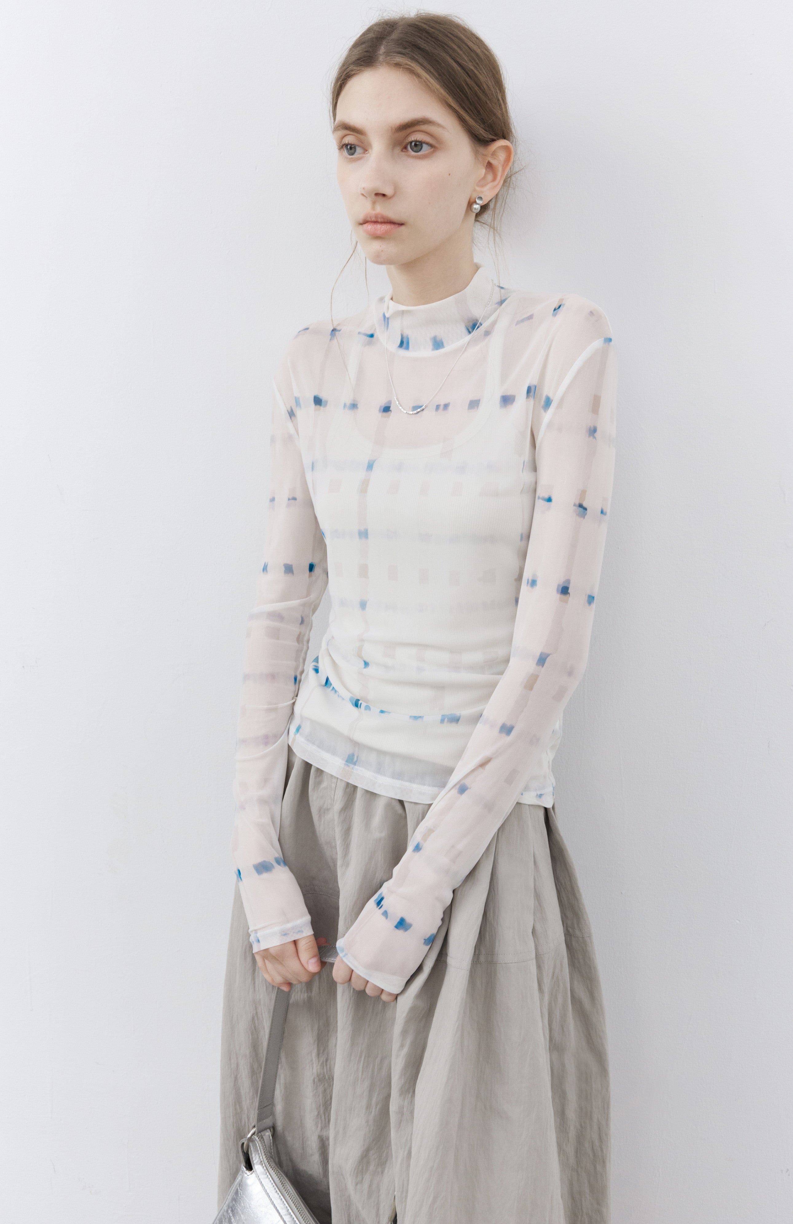 HEM BALLOON WRINKLE SKIRT
