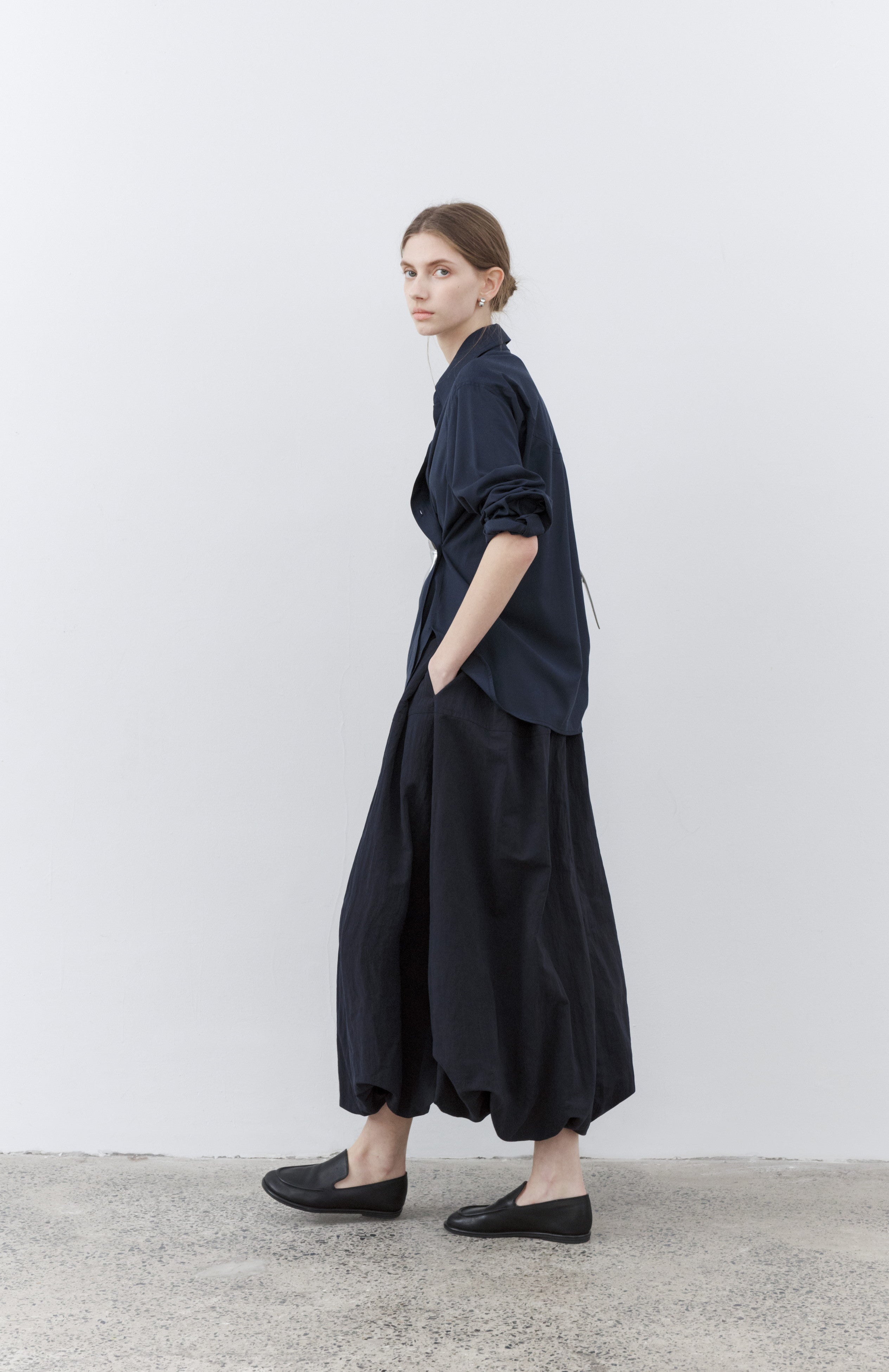 HEM BALLOON WRINKLE SKIRT / 헴 풍선 링클 스커트