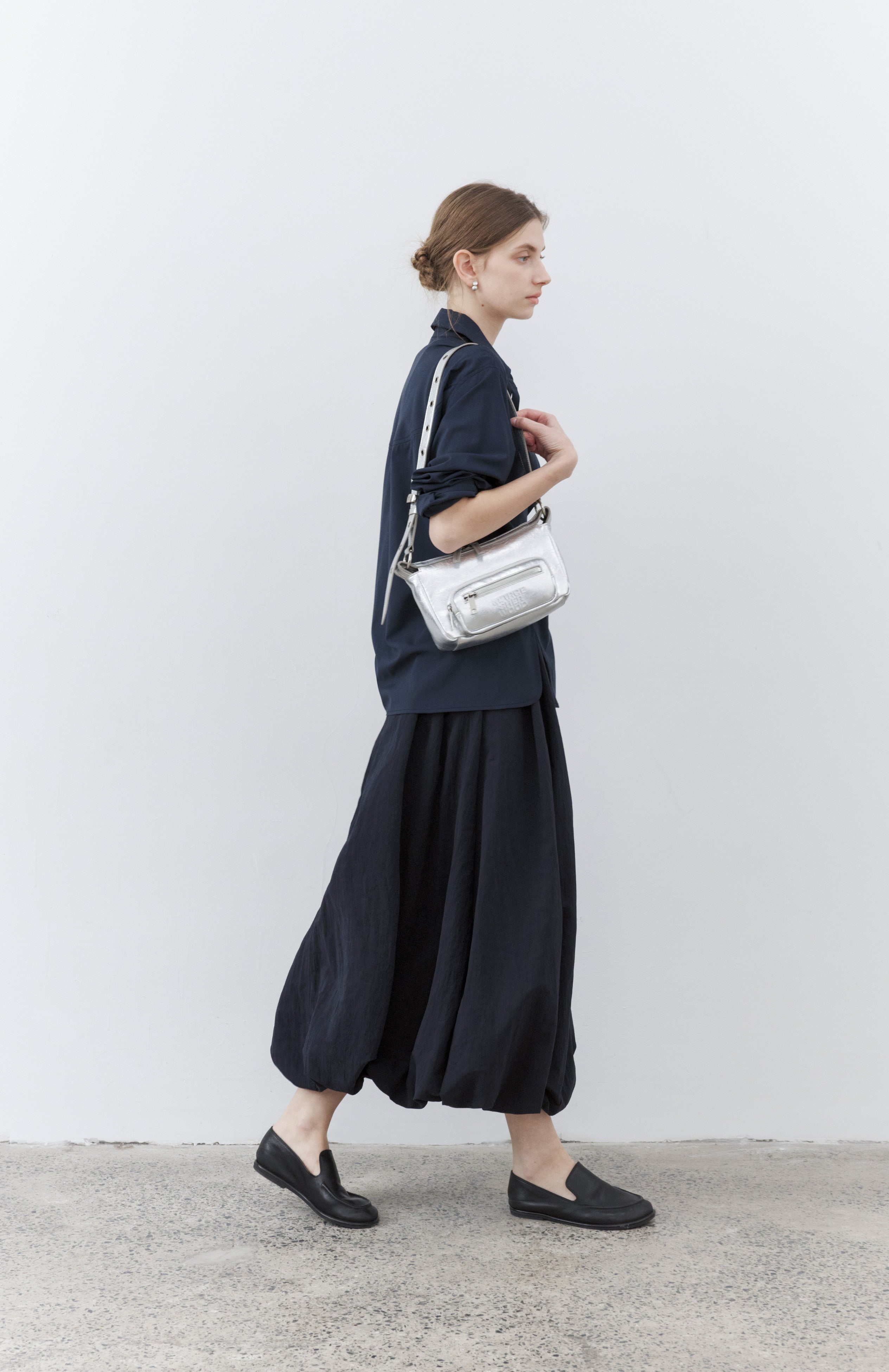 HEM BALLOON WRINKLE SKIRT / 헴 풍선 링클 스커트