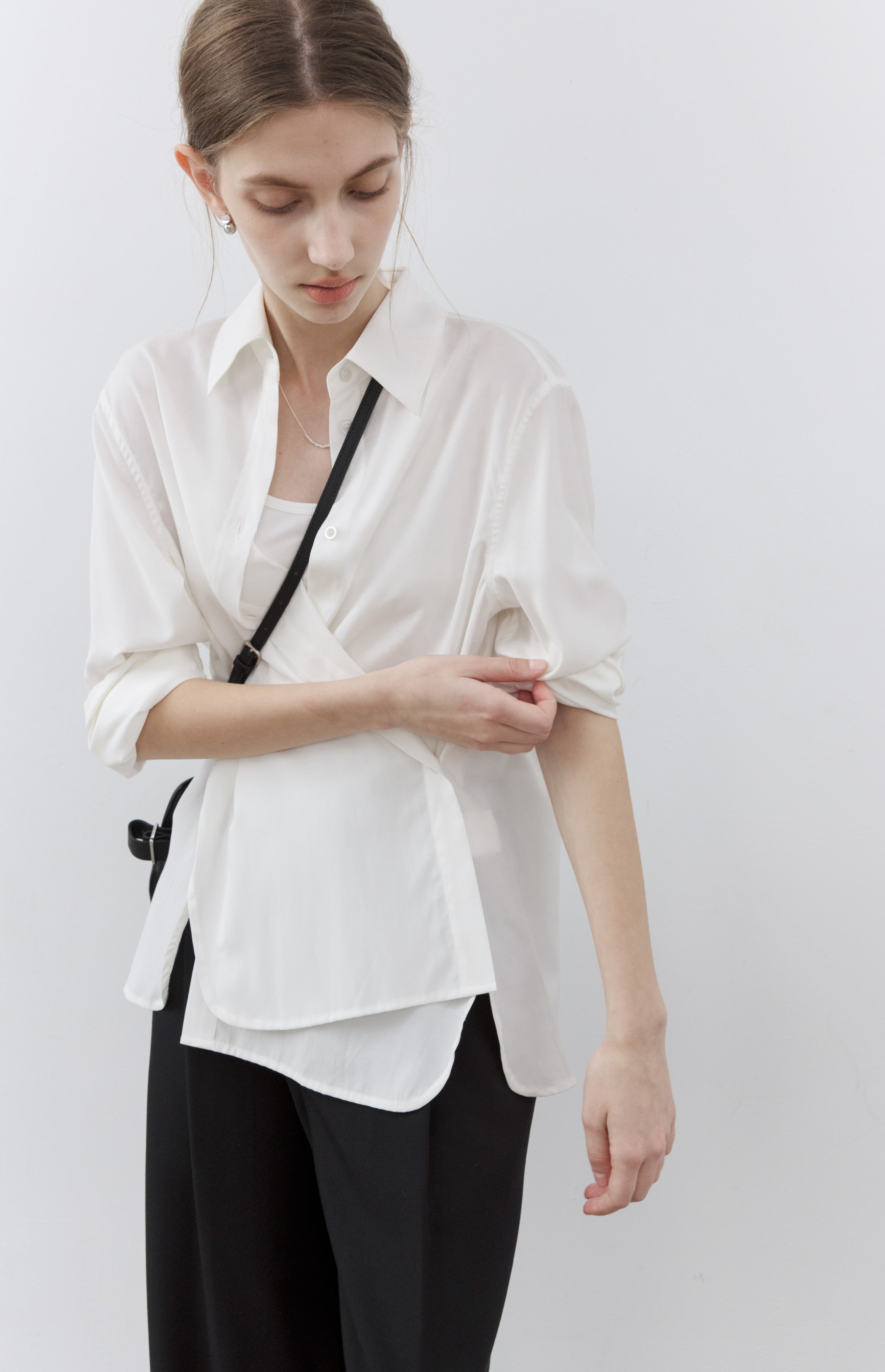EDGE SILHOUETTE COLOR SHIRT
