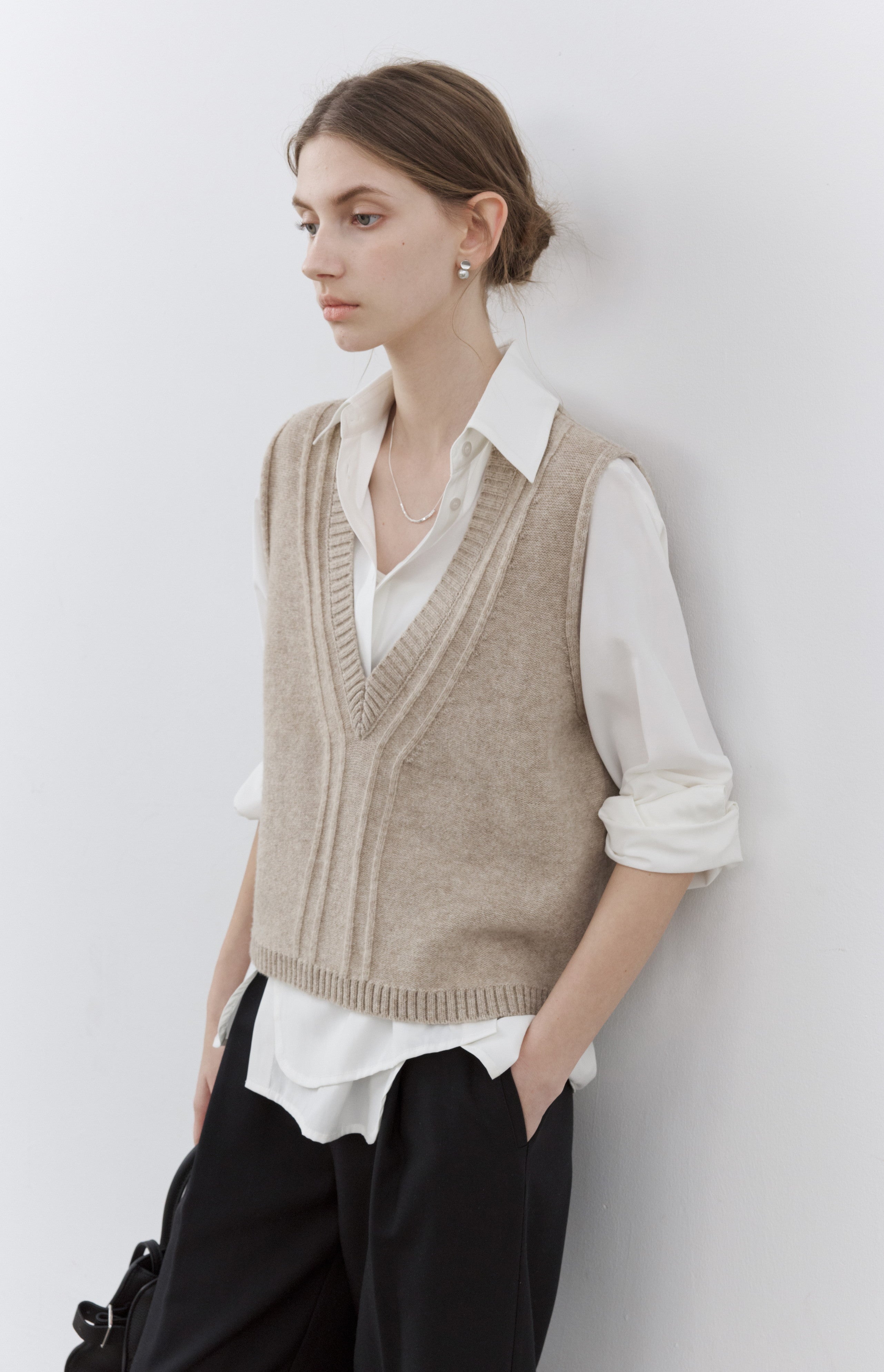 EDGE SILHOUETTE COLOR SHIRT