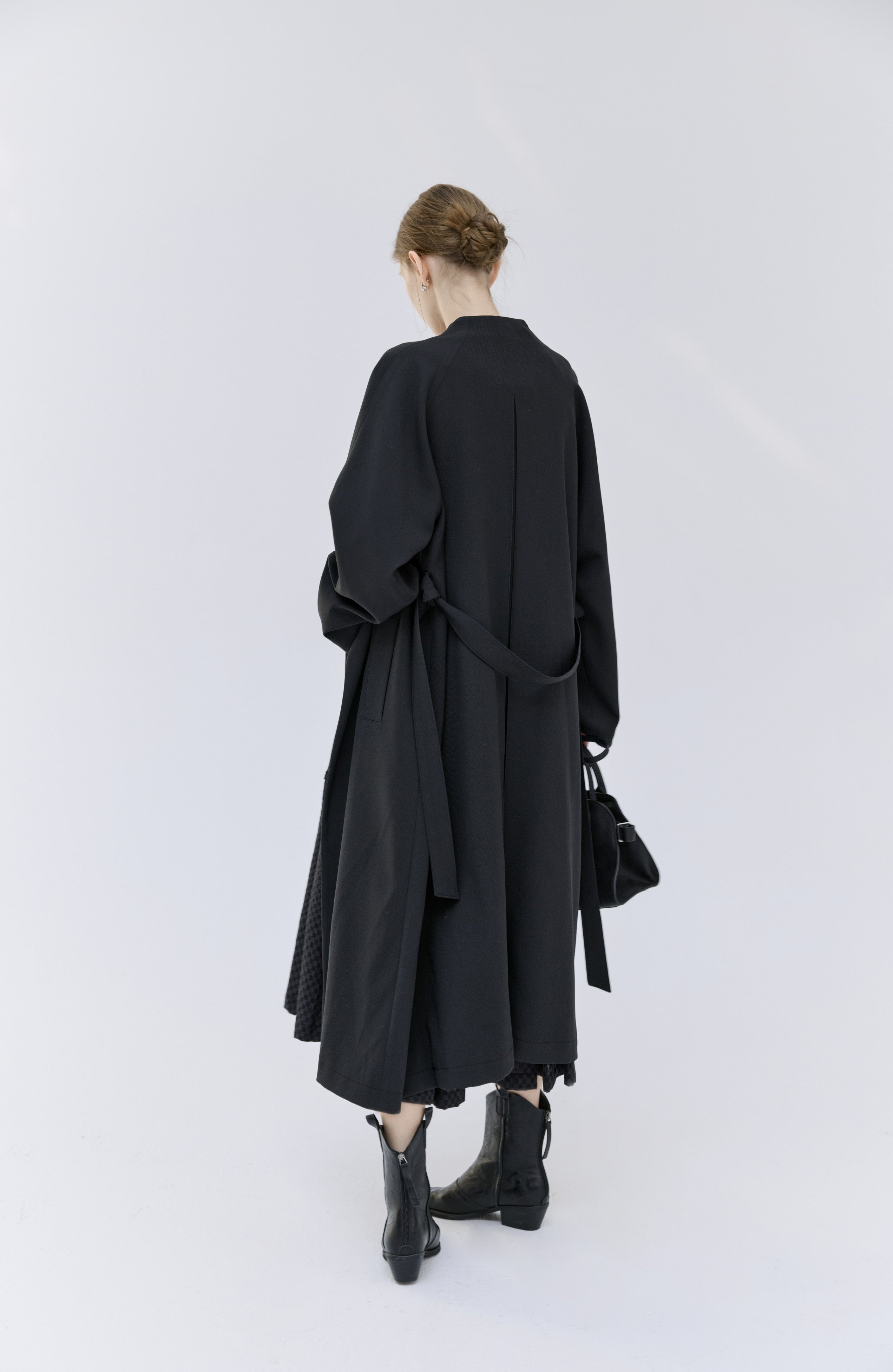 SMOOTH FLARE LAPEL TRENCH / スムースフレアラペルトレンチ