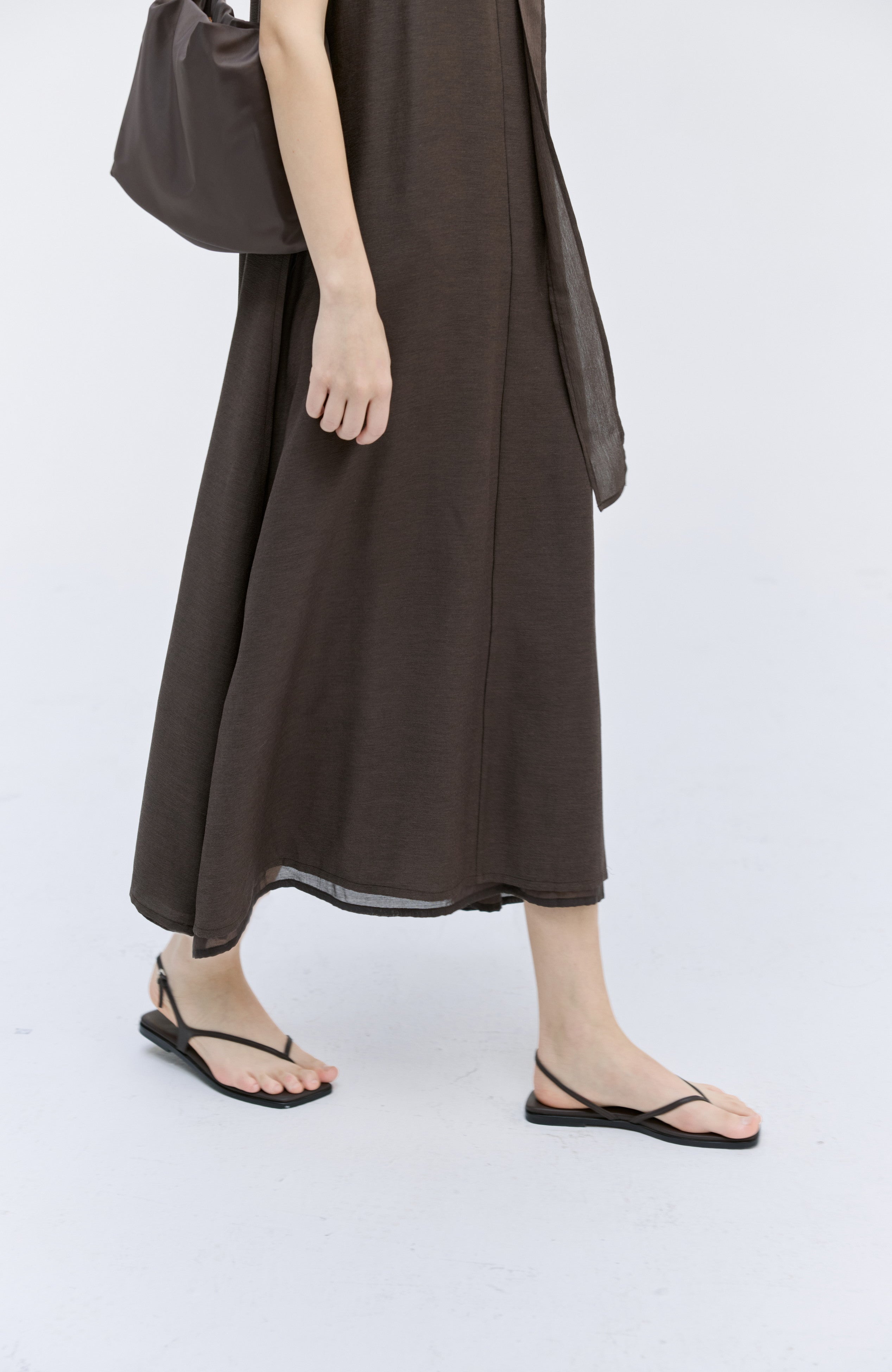 HALTER NECK FLARE DRESS / ホルターネックフレアワンピース