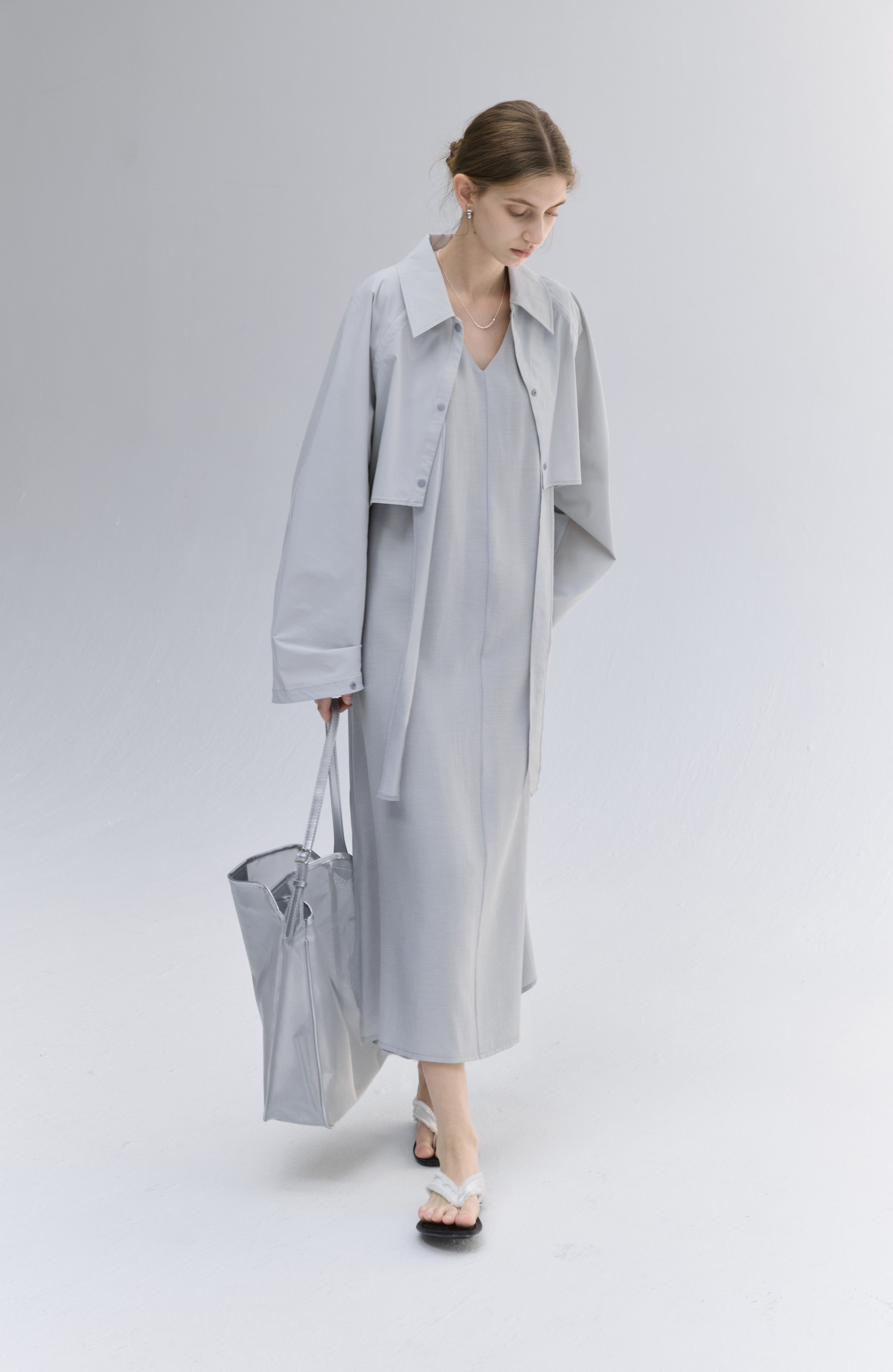 UV CUT BACK DRAWSTRING SHIRT