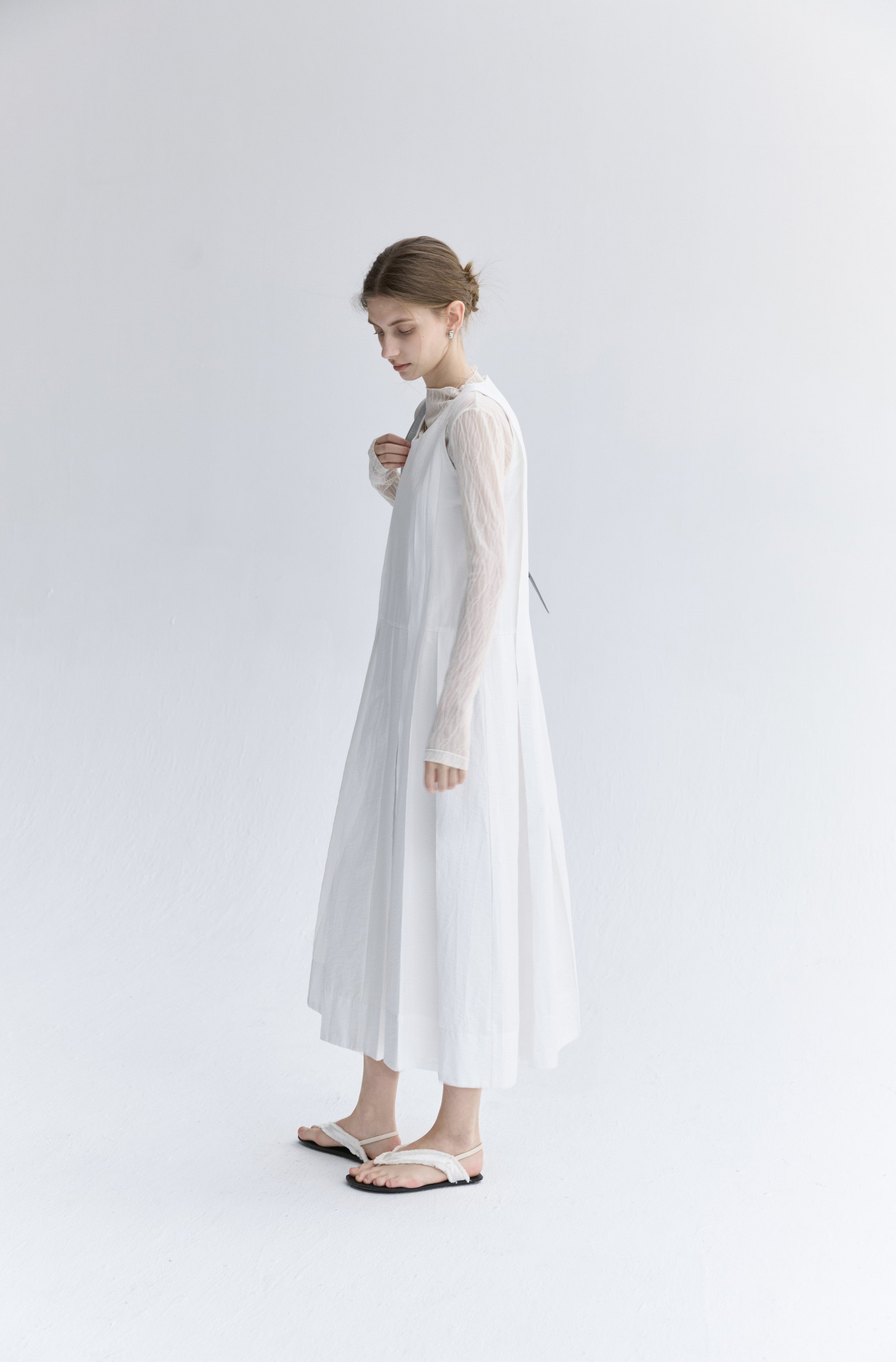 TREE JACQUARD SHEER TOP / ツリージャカードシアートップ