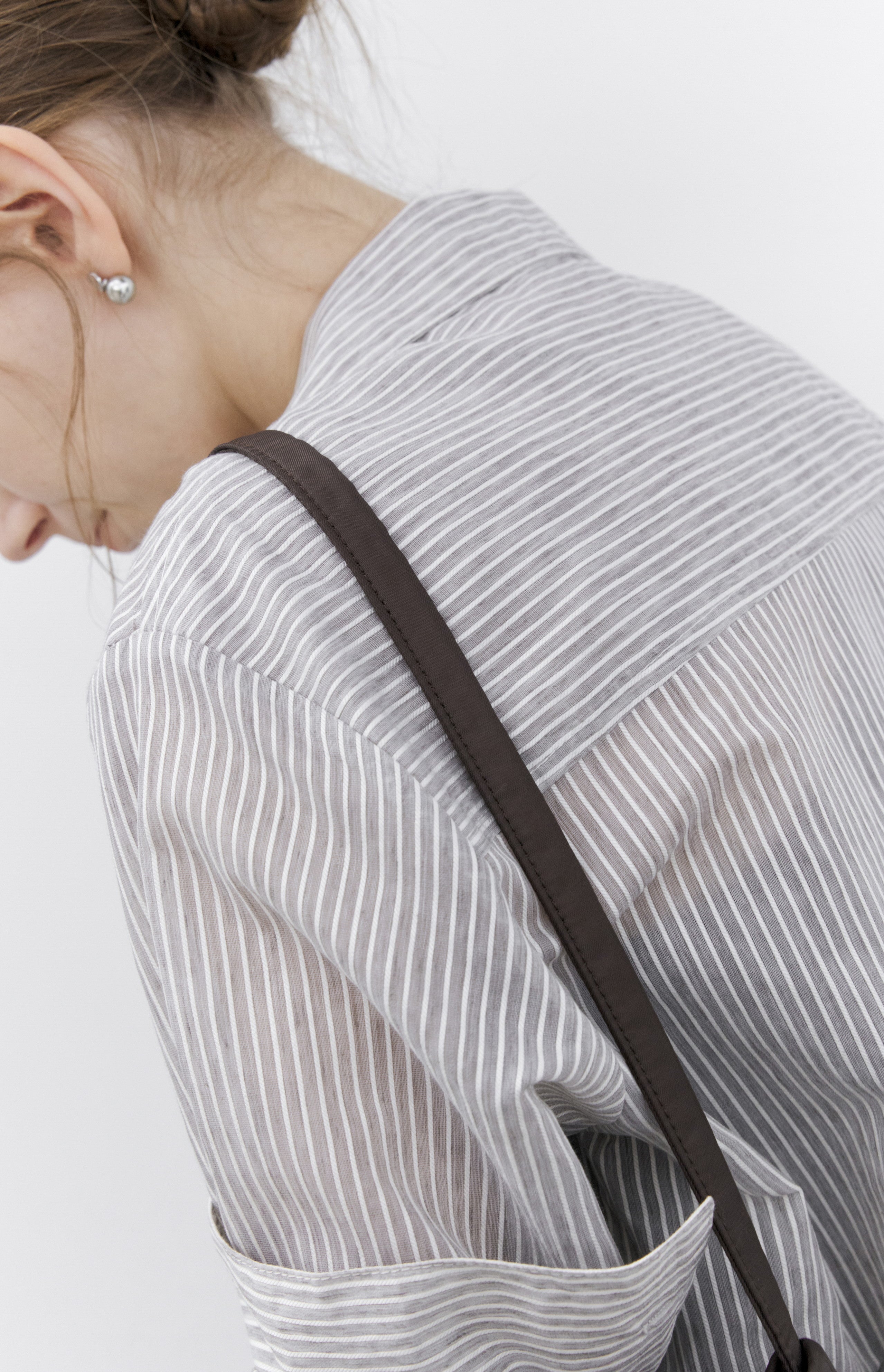 STRING MARK STRIPE SHIRT / ストリングマークストライプシャツ