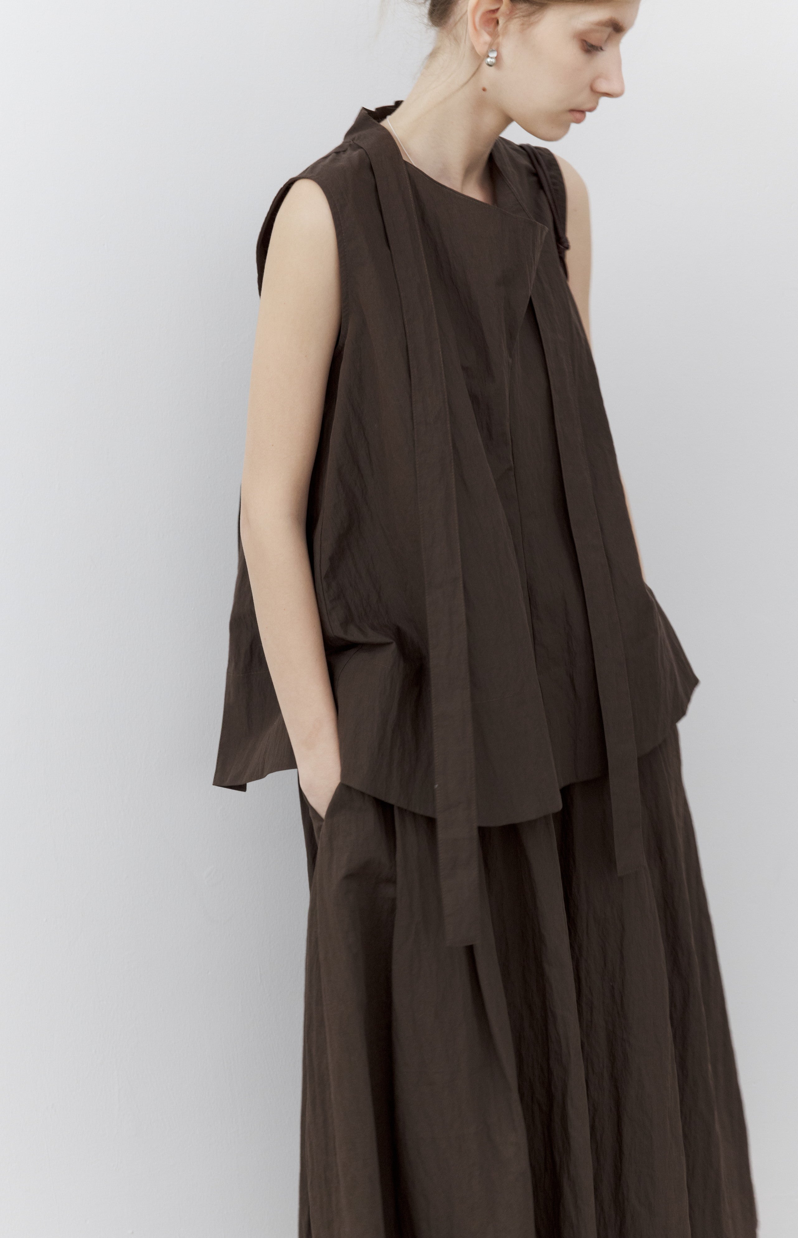 DRY CRINKLE VOLUME SKIRT / ドライクリンクルボリュームスカート