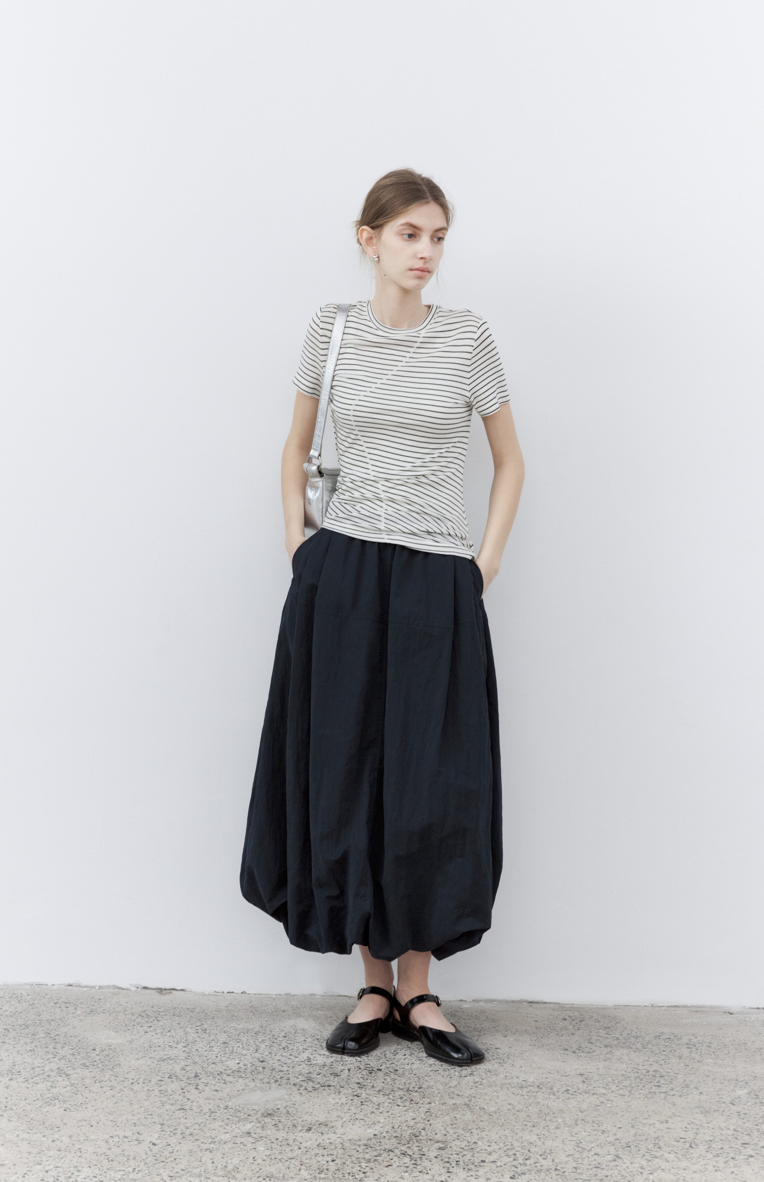 HEM BALLOON WRINKLE SKIRT / 헴 풍선 링클 스커트