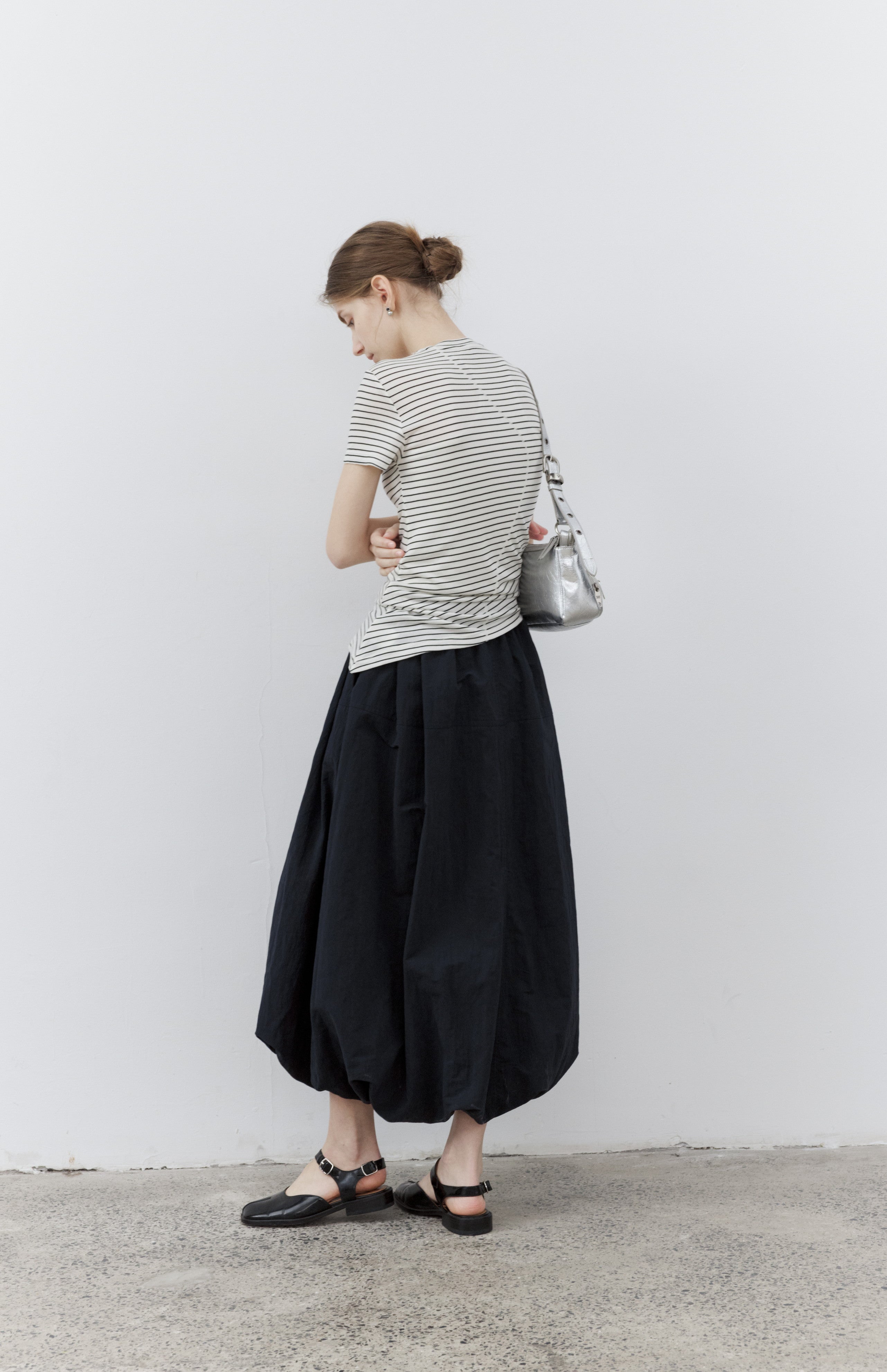 HEM BALLOON WRINKLE SKIRT / 헴 풍선 링클 스커트