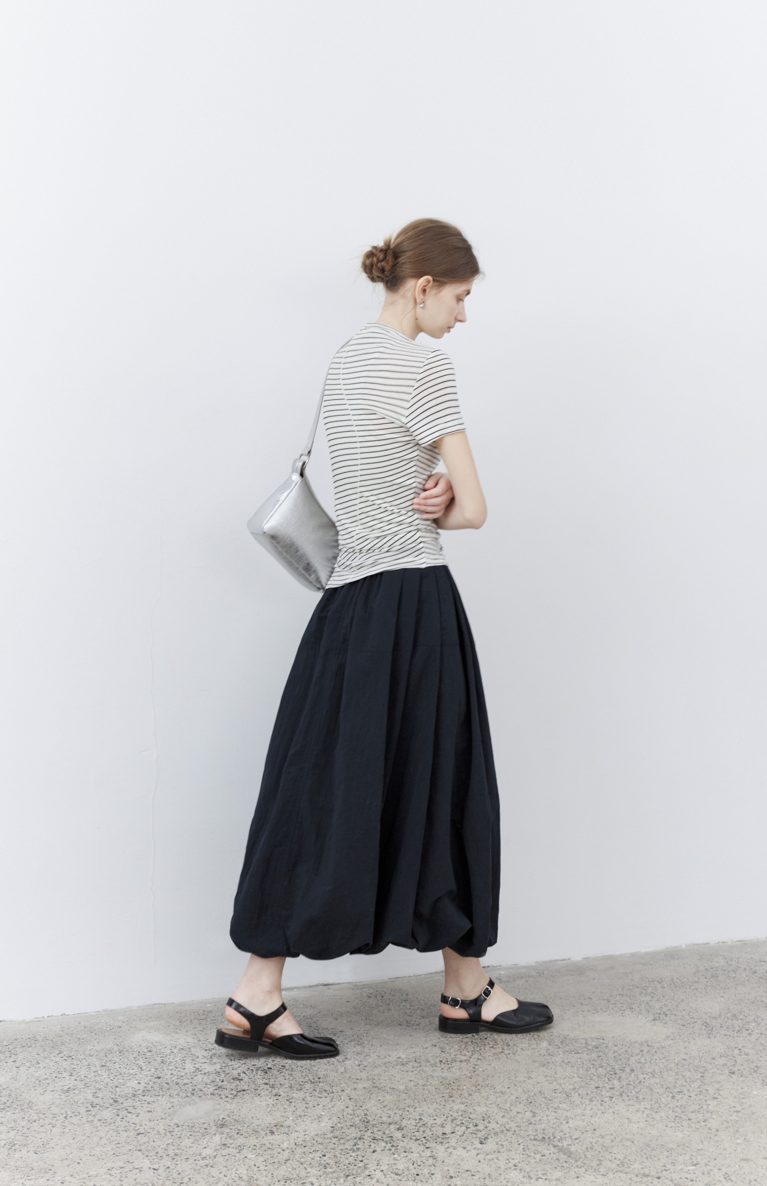 HEM BALLOON WRINKLE SKIRT / 헴 풍선 링클 스커트