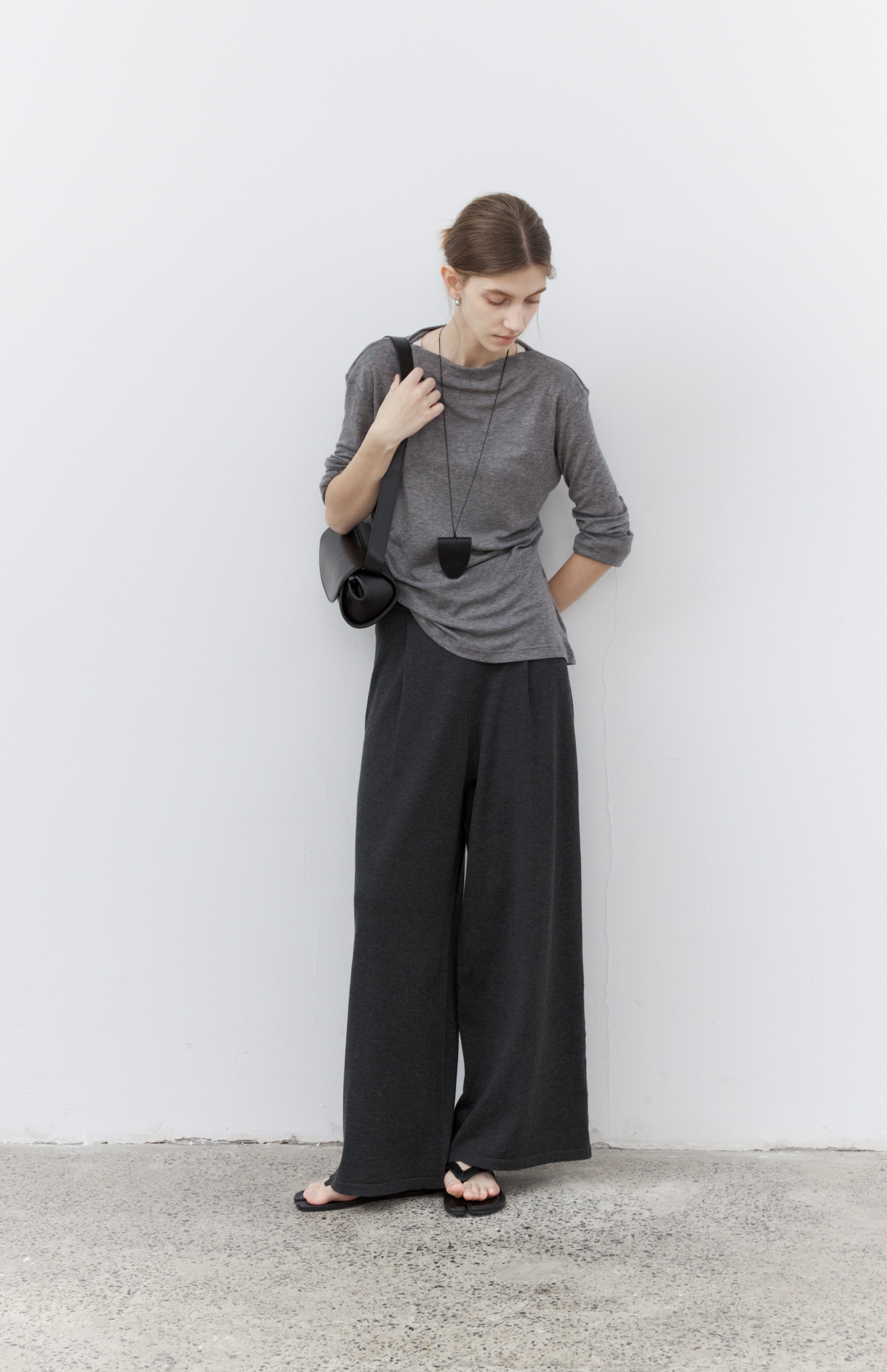 AIRY DRAPE WIDE PANTS / エアリードレープワイドパンツ