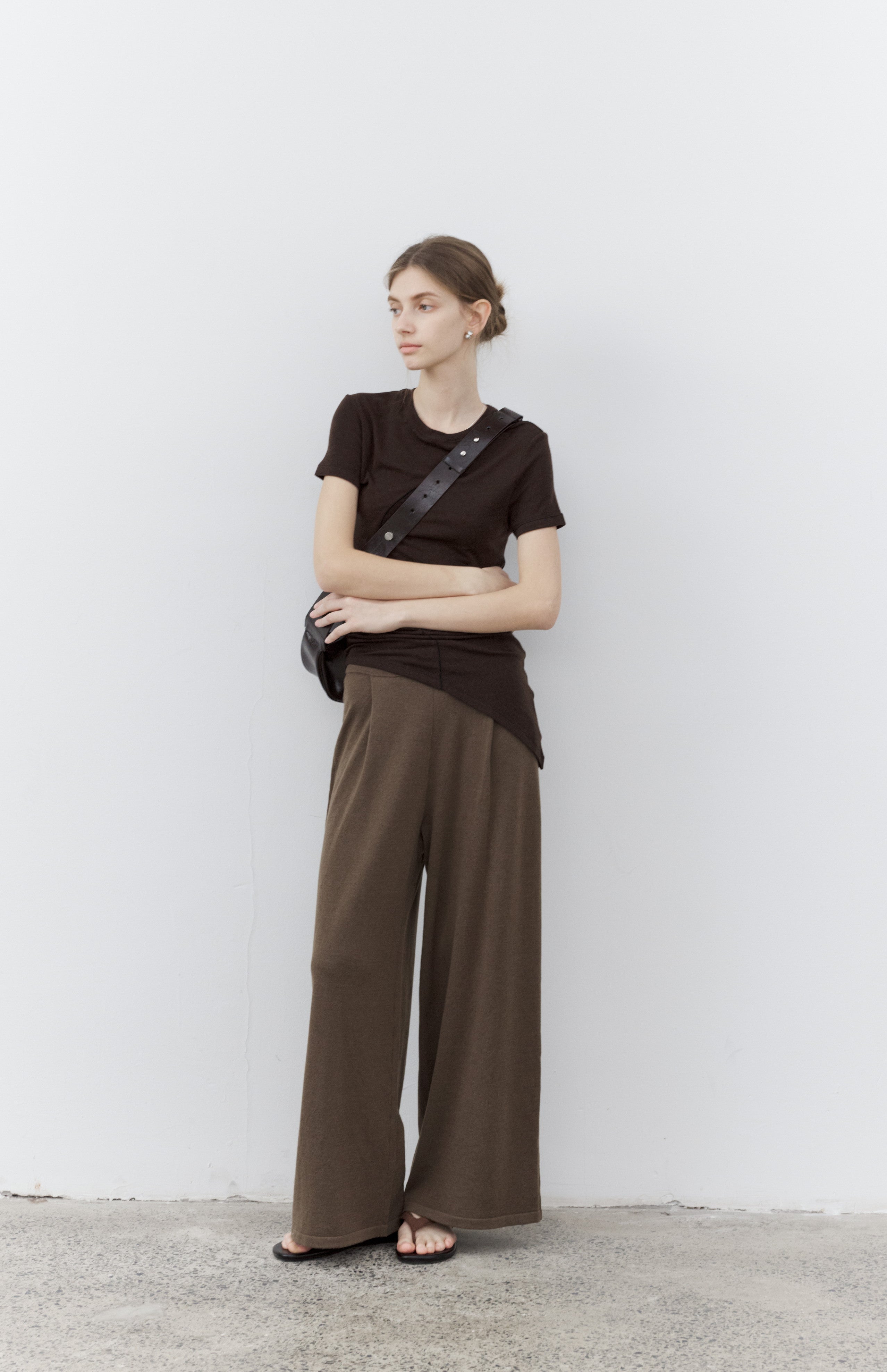 AIRY DRAPE WIDE PANTS / エアリードレープワイドパンツ