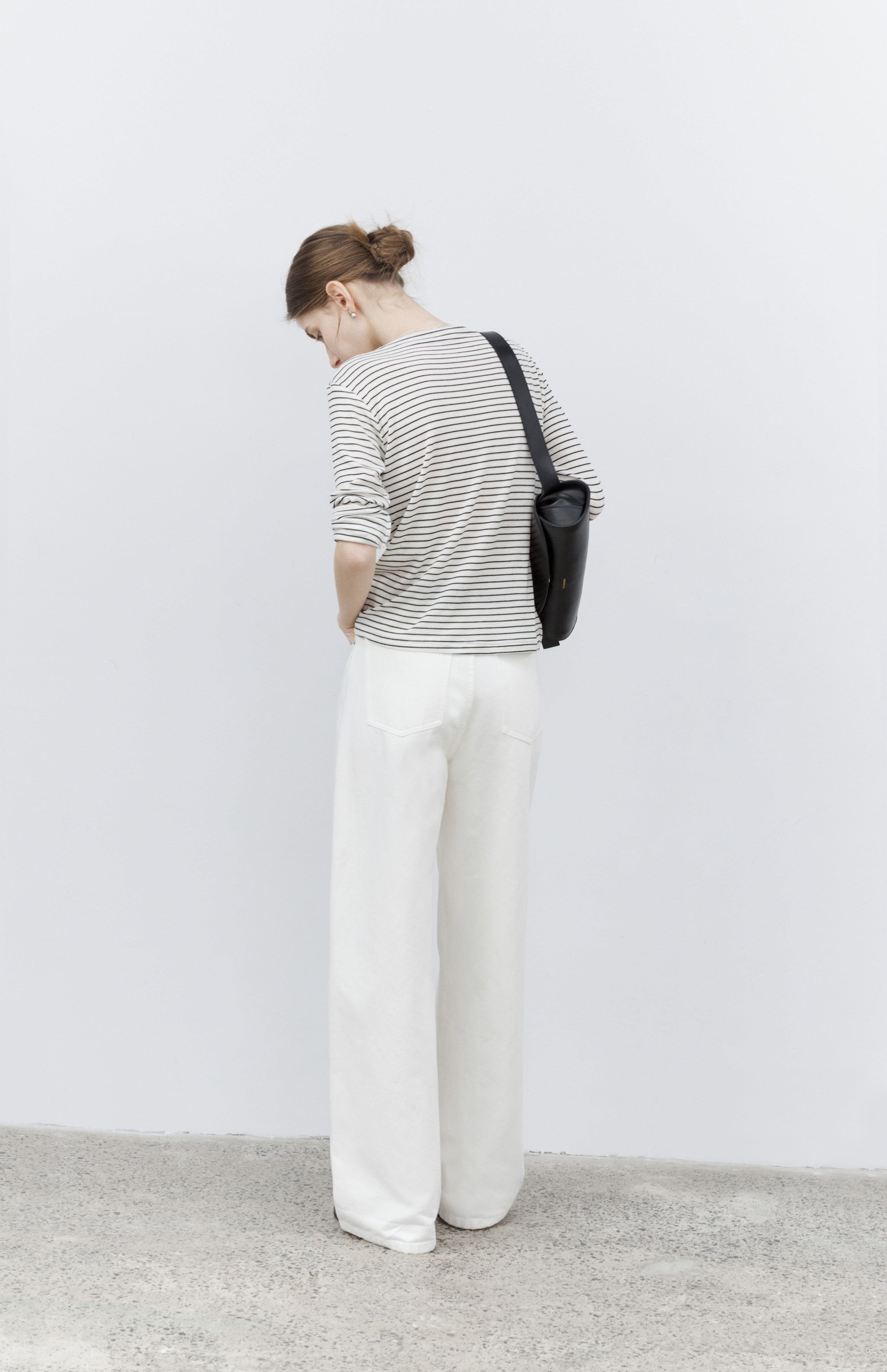 PATCH ACCENT WHITE JEANS / パッチアクセントホワイトジーンズ