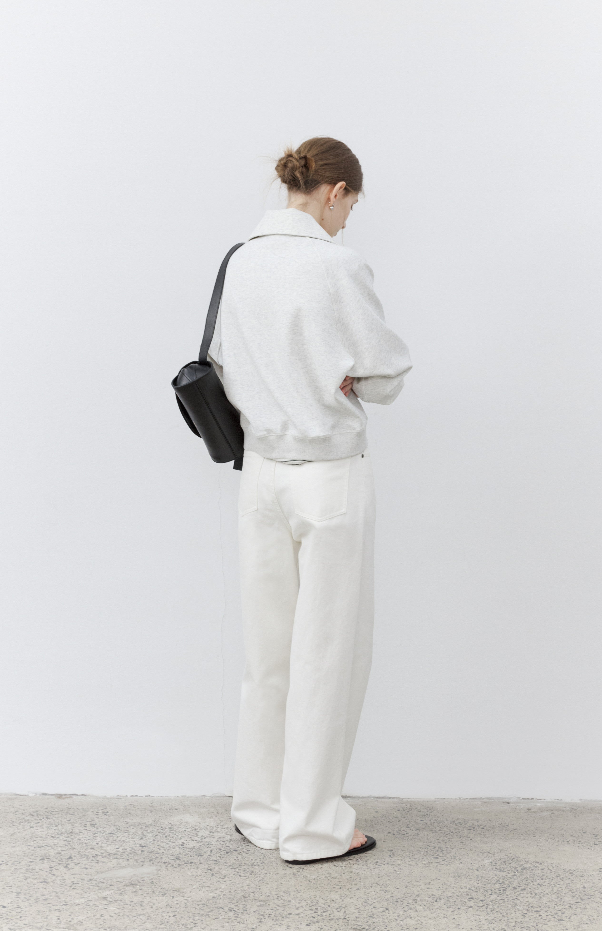 PATCH ACCENT WHITE JEANS / パッチアクセントホワイトジーンズ