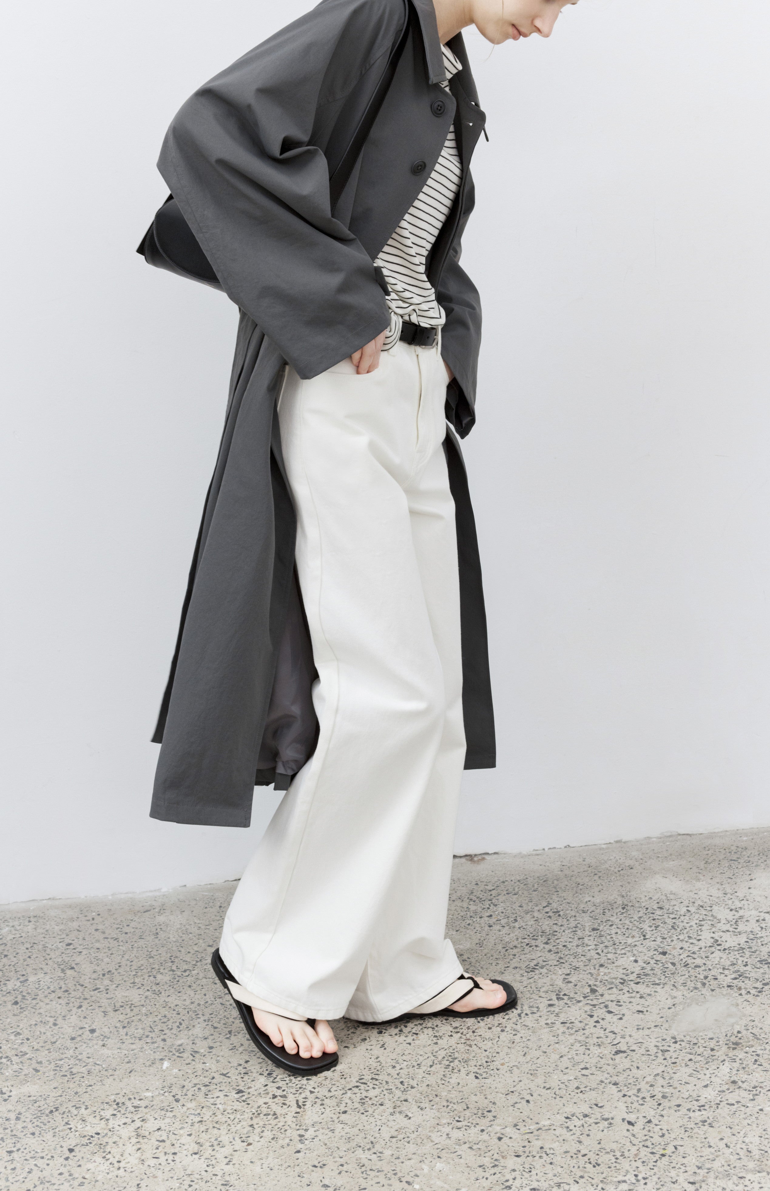 PATCH ACCENT WHITE JEANS / パッチアクセントホワイトジーンズ