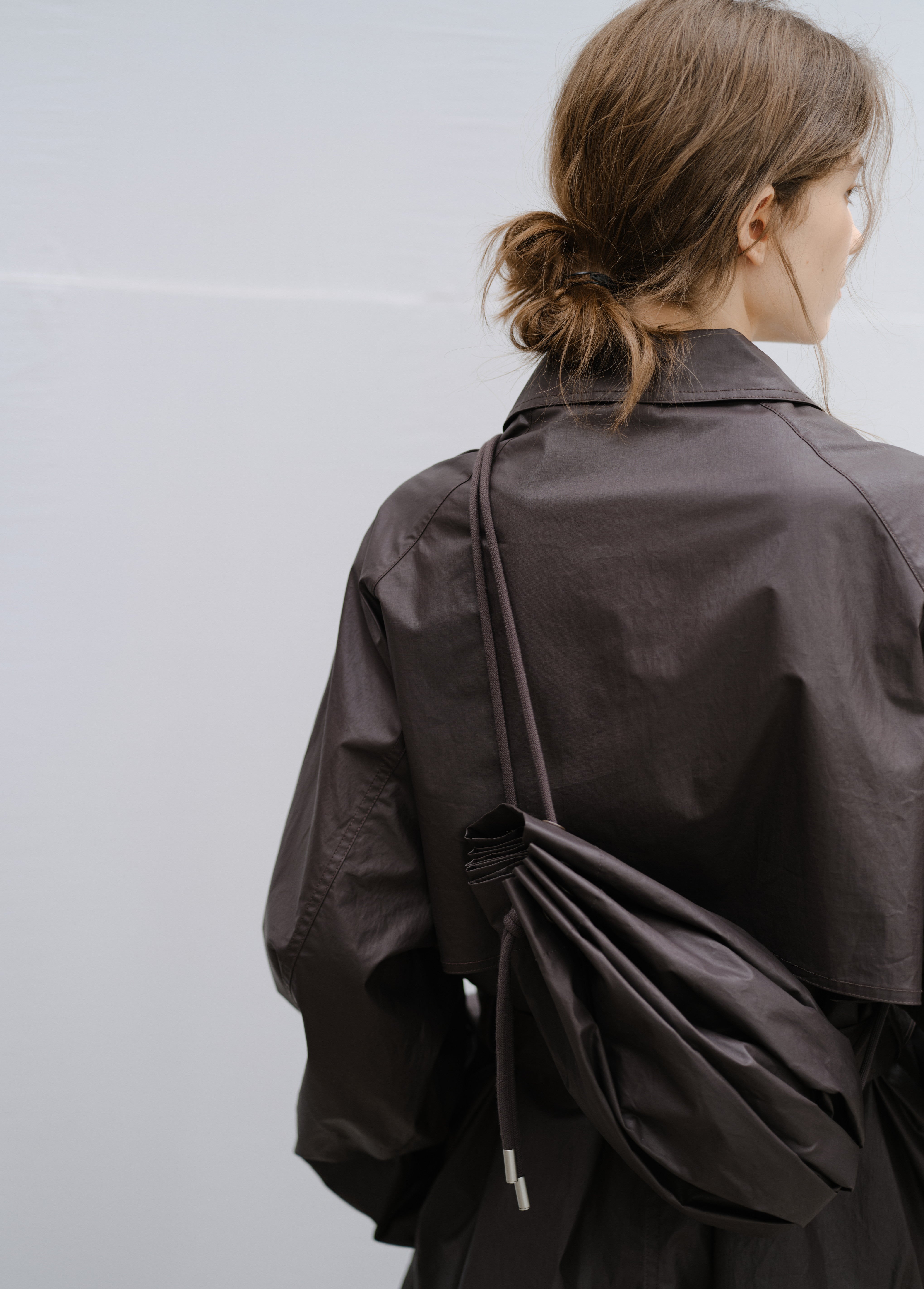 COATING TEXTURE MIDI TRENCH / コーティングテクスチャーミドルトレンチ