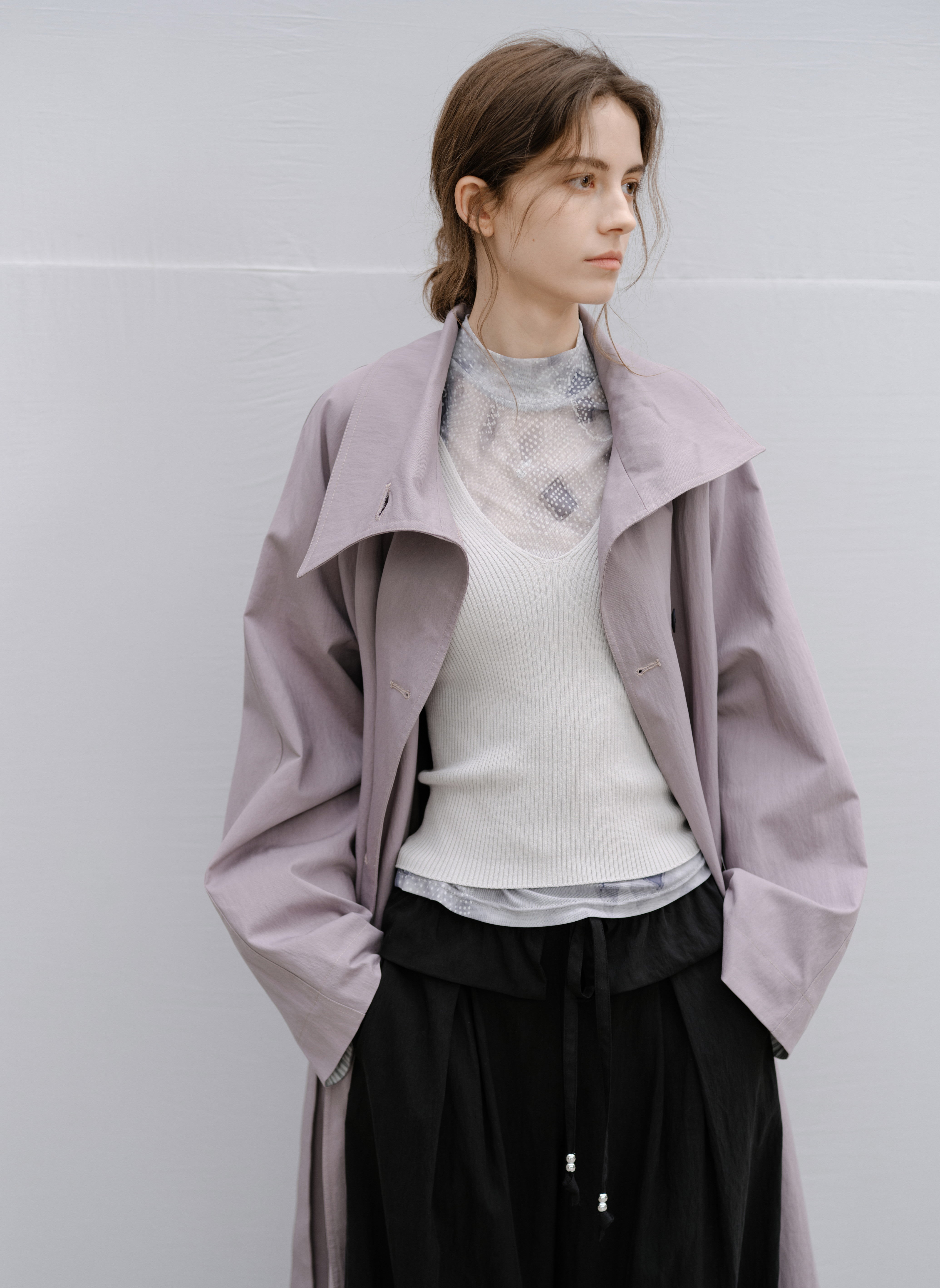 NATURAL COLOR LONG TRENCH / ナチュラルカラーロングトレンチ