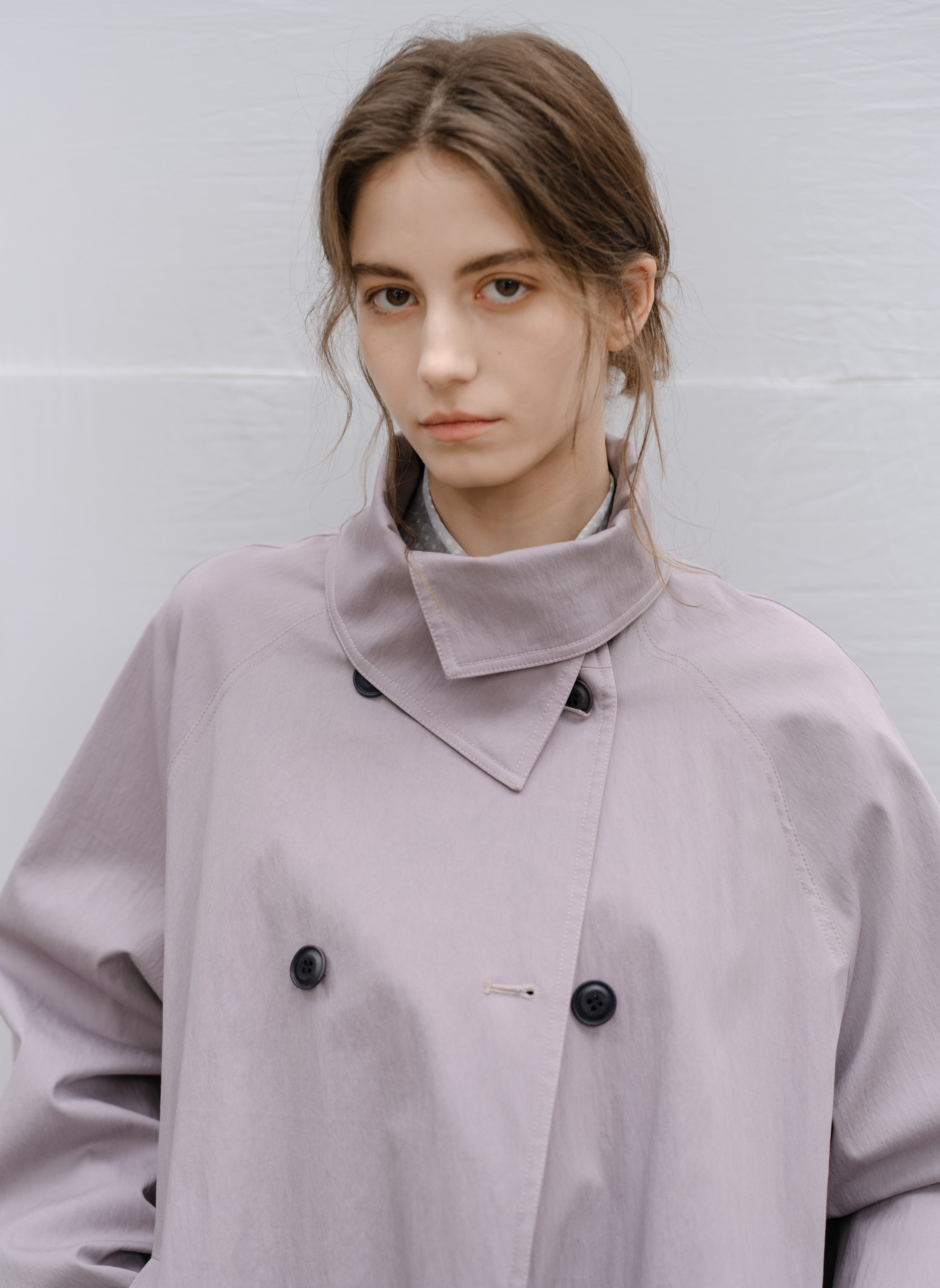 NATURAL COLOR LONG TRENCH / ナチュラルカラーロングトレンチ