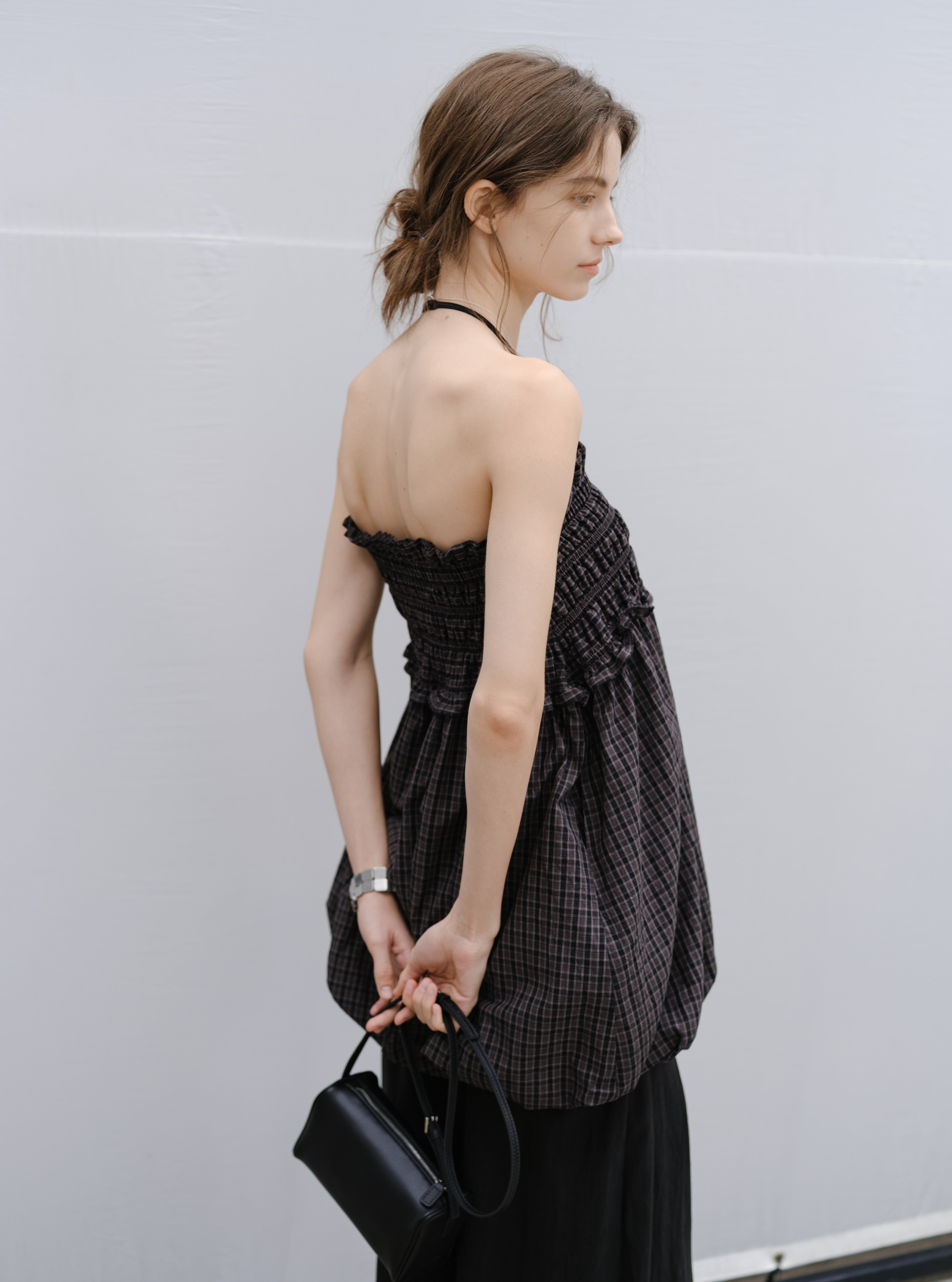 2WAY PLAID BLOUSE×SKIRT / 2WAYチェックブラウス×スカート