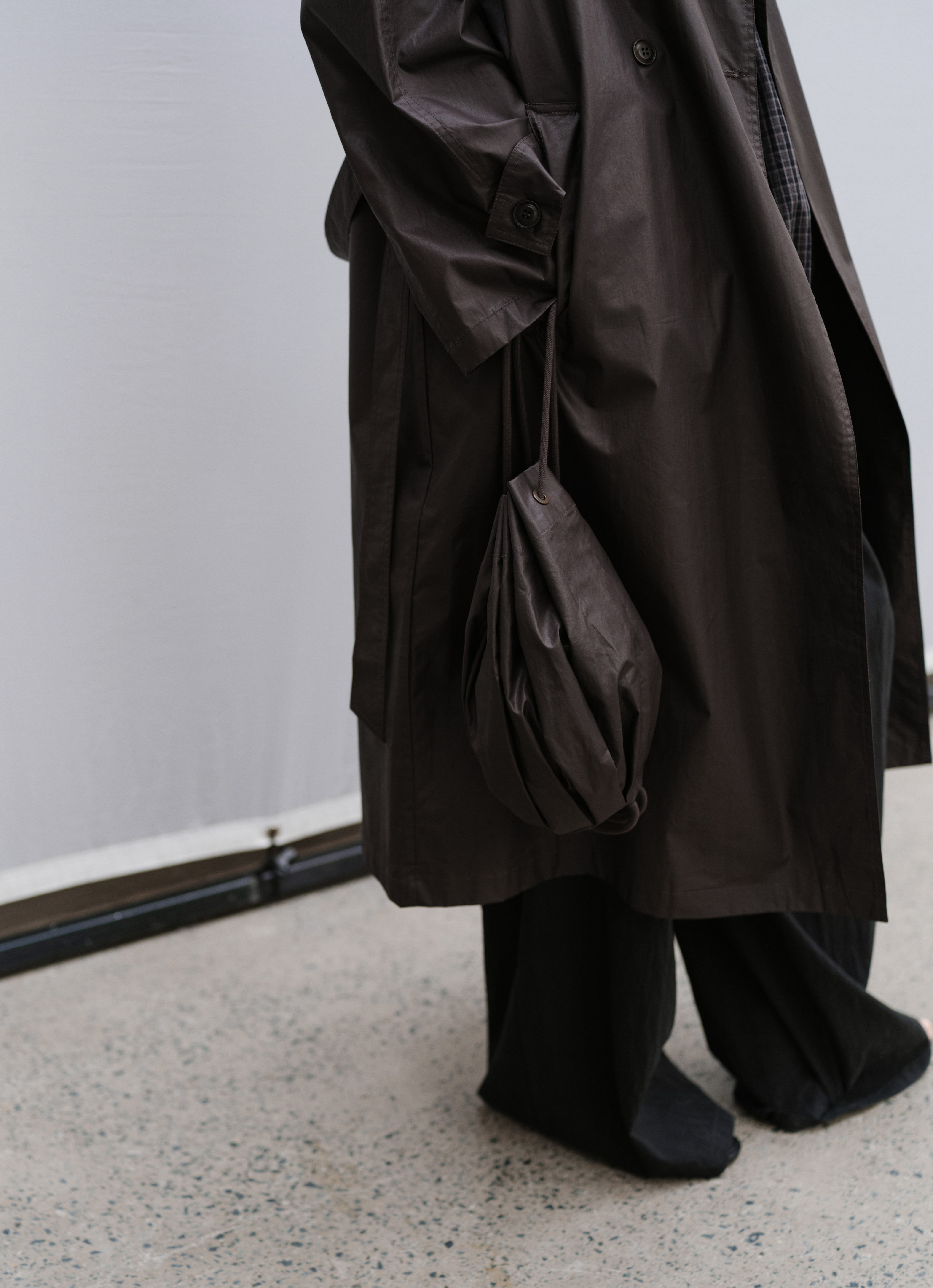 COATING TEXTURE LONG TRENCH / コーティングテクスチャーロングトレンチ