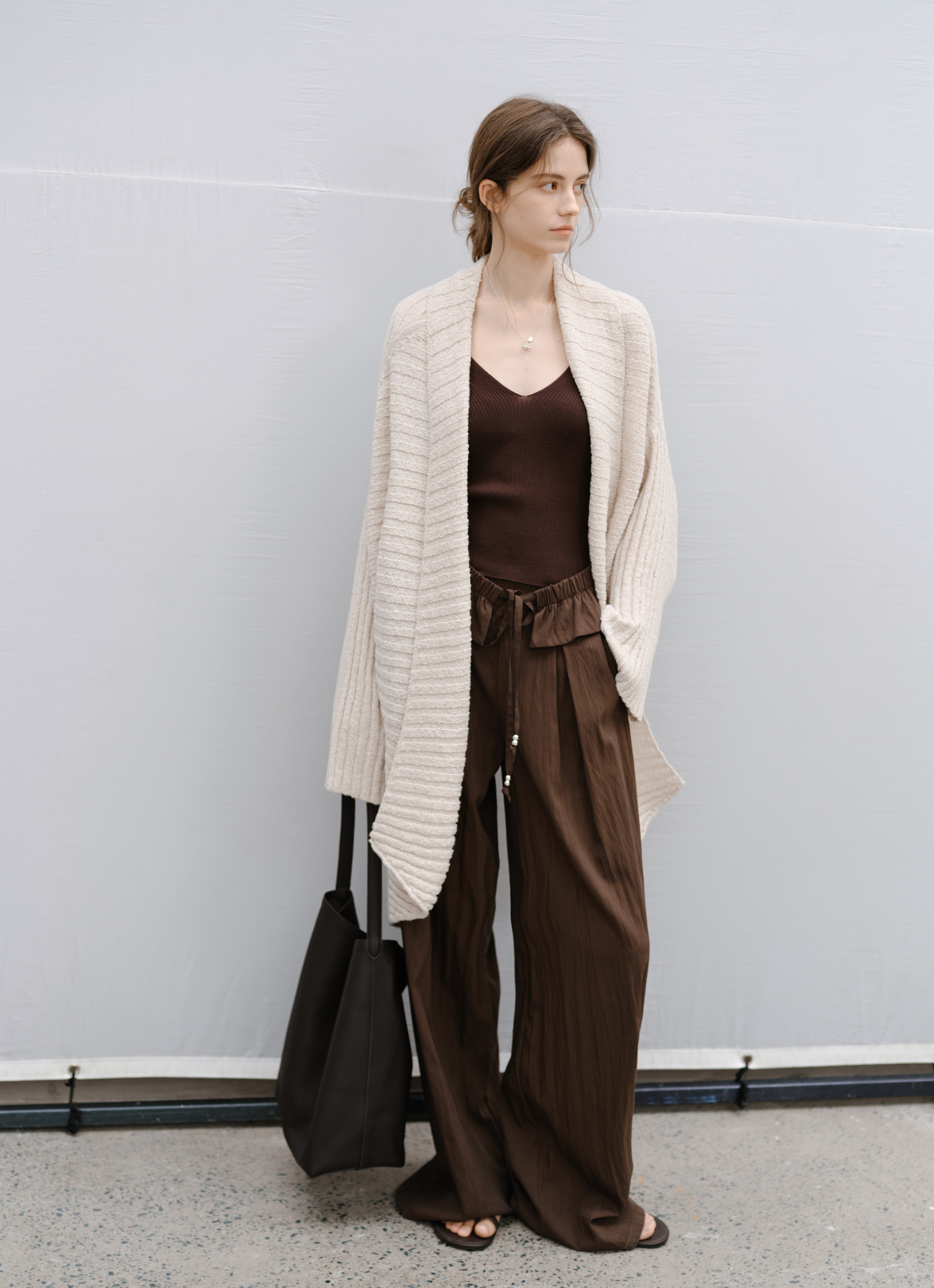 FLARE SOFT KNIT CARDIGAN