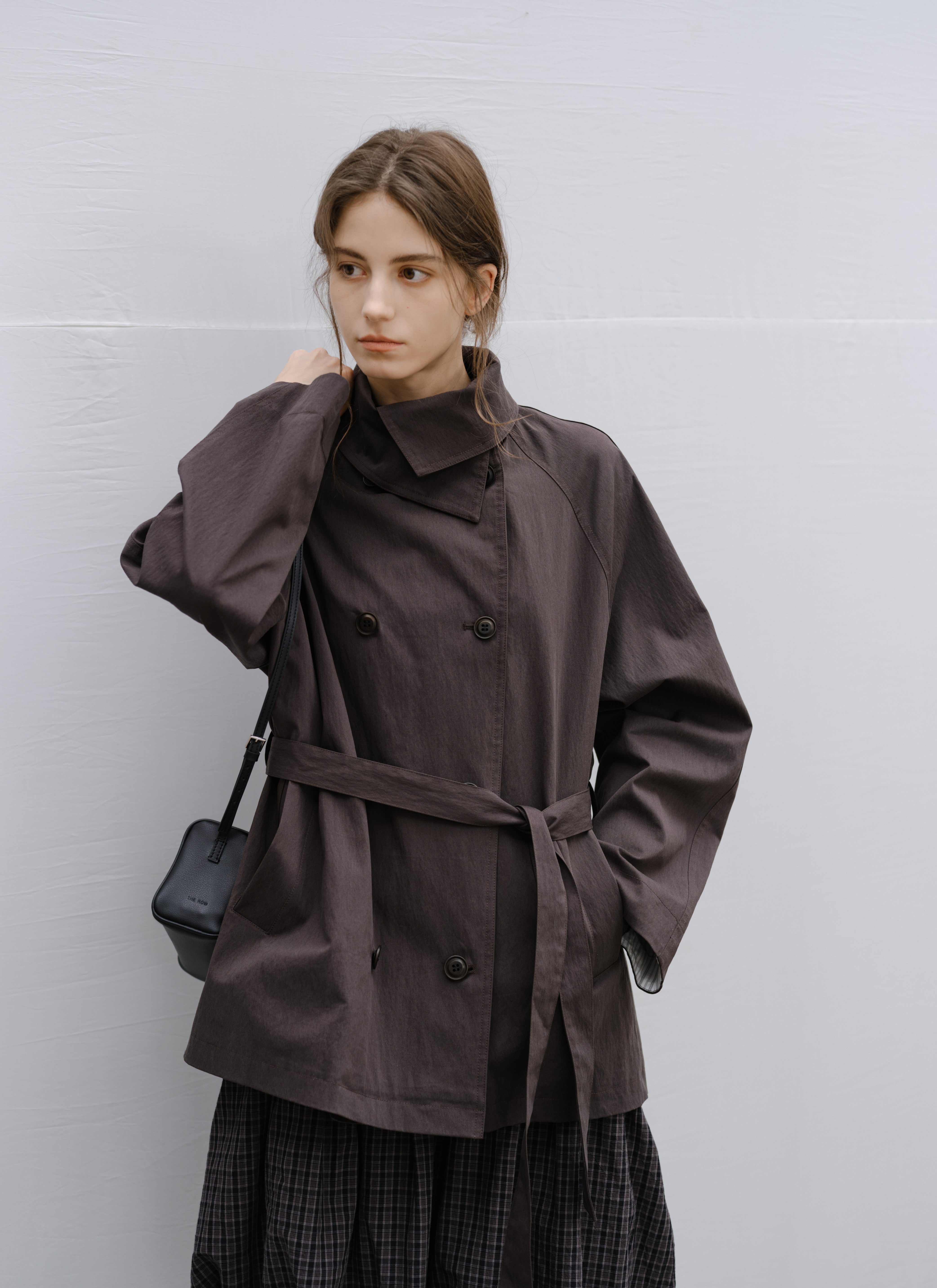 NATURAL COLOR MIDI TRENCH / ナチュラルカラーミドルトレンチ