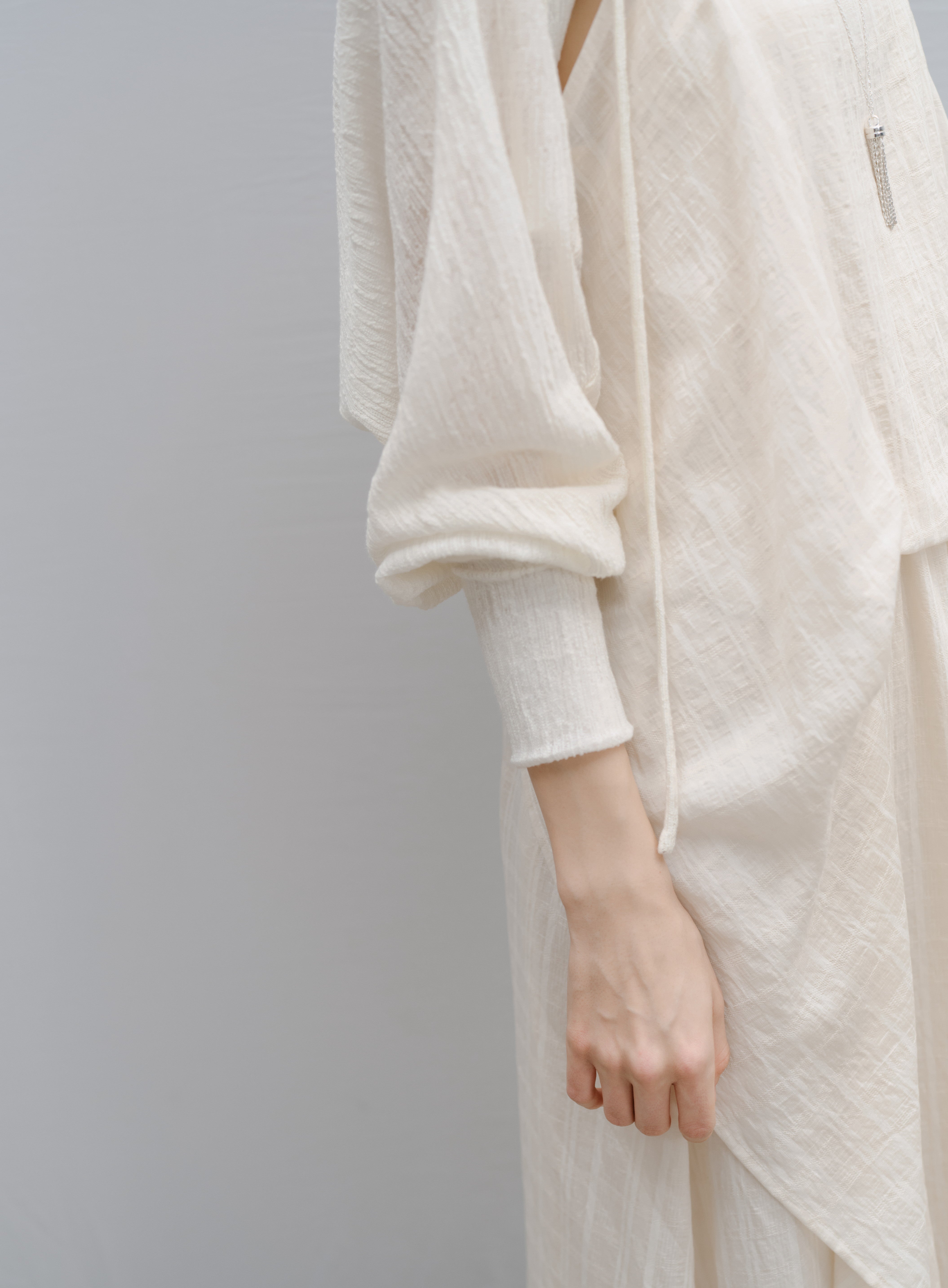 DRAPE SHORT BOLERO CARDIGAN / ドレープショートボレロカーディガン