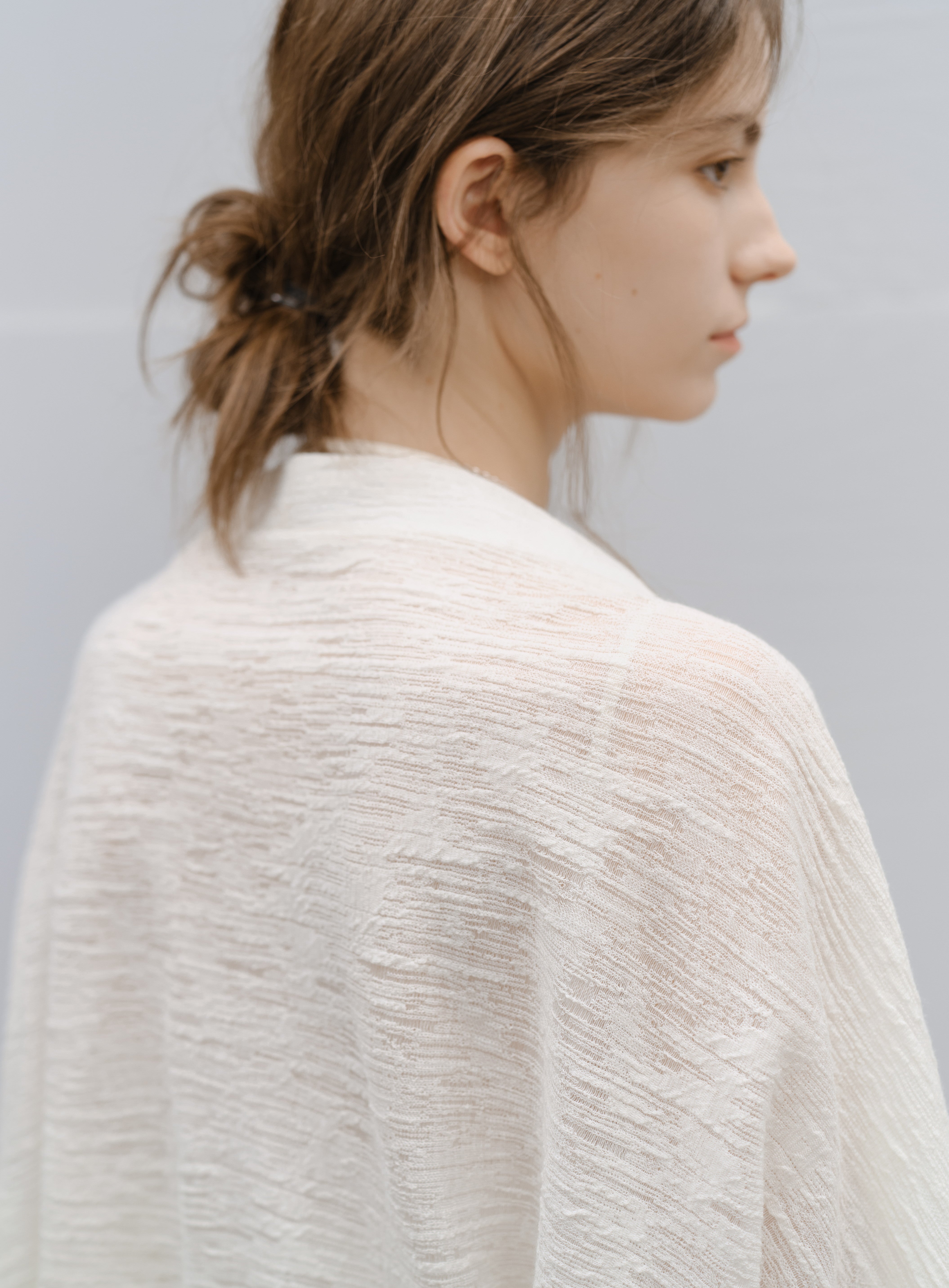 DRAPE SHORT BOLERO CARDIGAN / ドレープショートボレロカーディガン