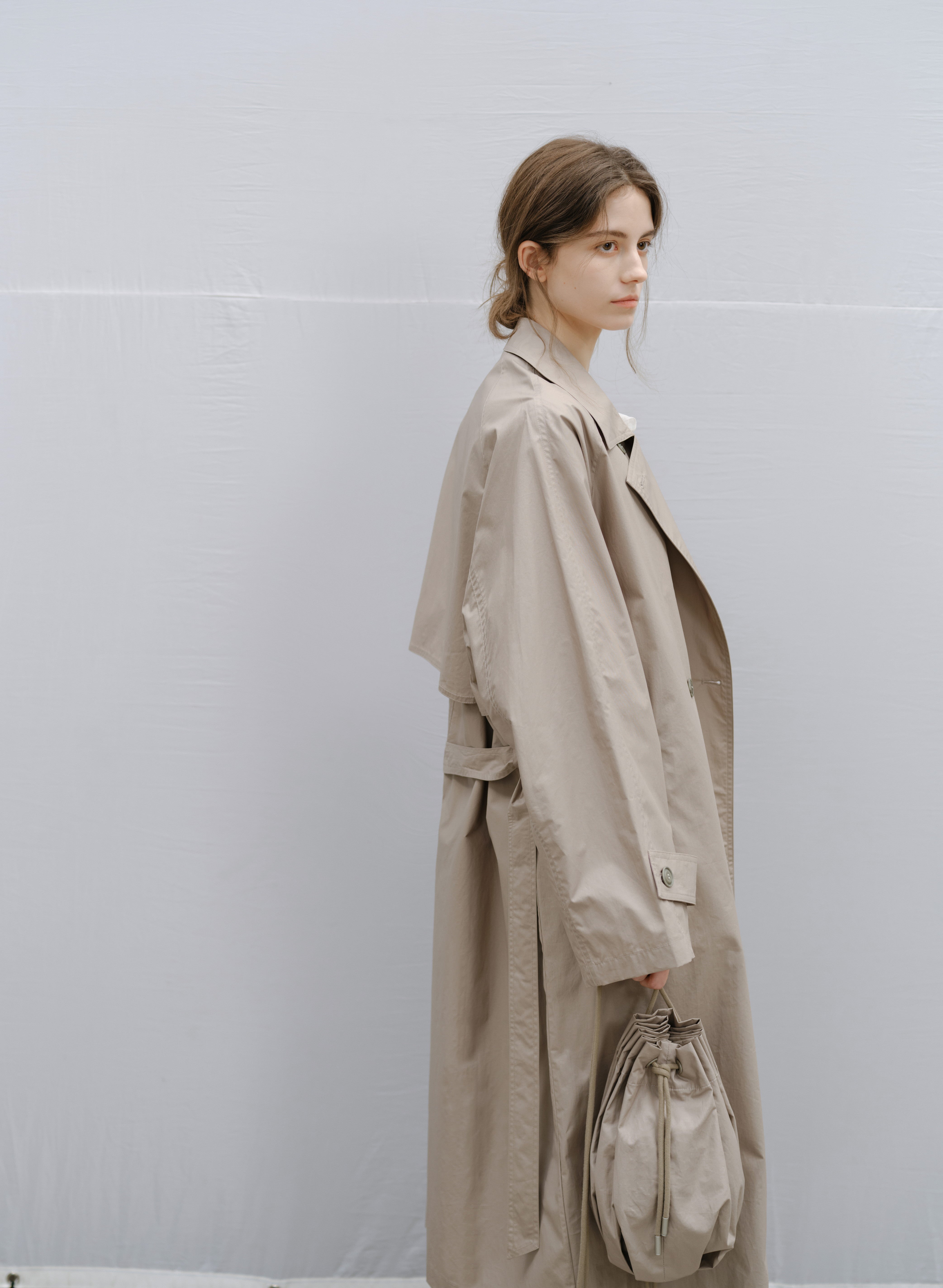 COATING TEXTURE PLEATS BAG / コーティングテクスチャープリーツバック