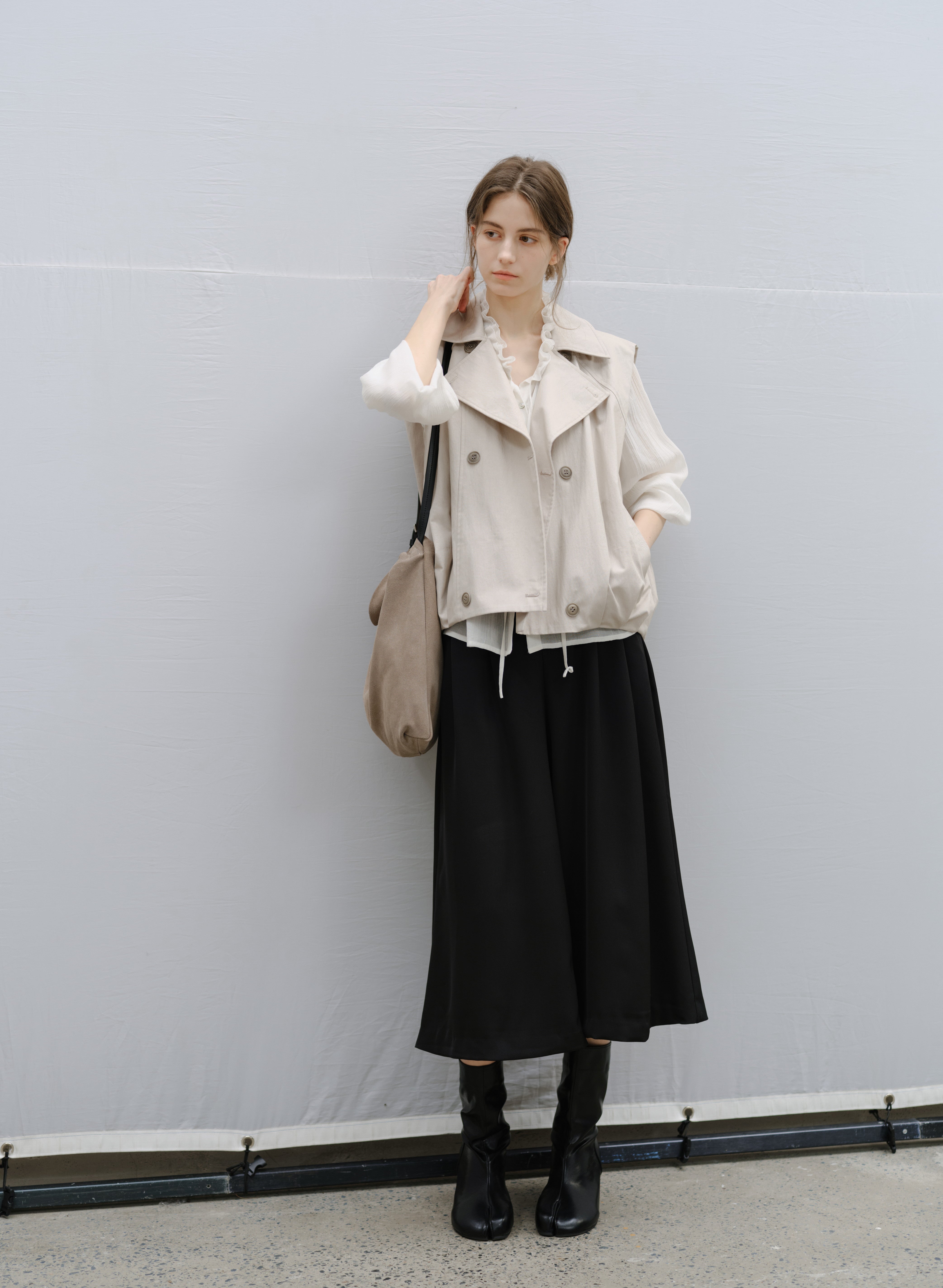 HEM TUCK VEST TRENCH