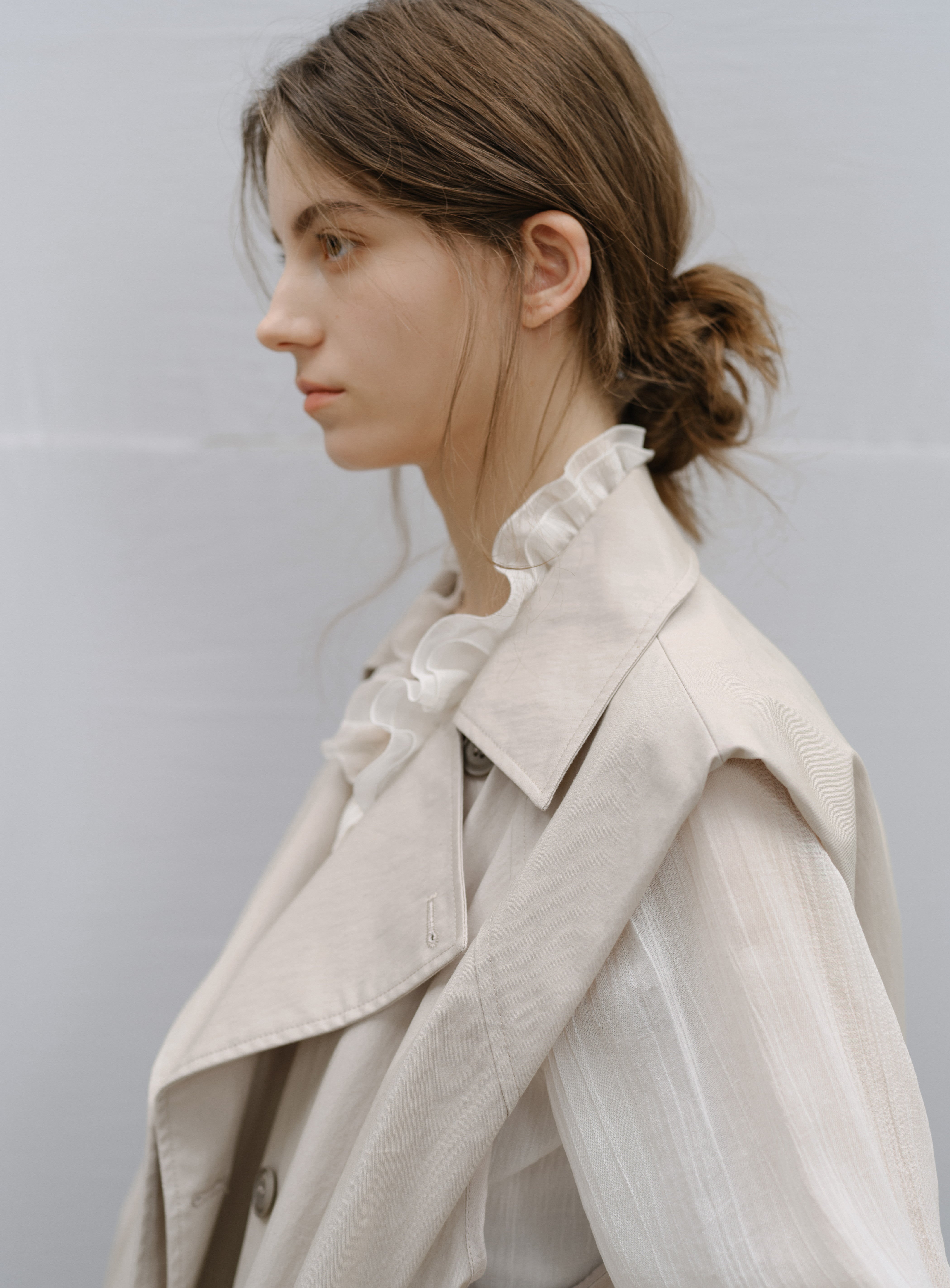 HEM TUCK VEST TRENCH