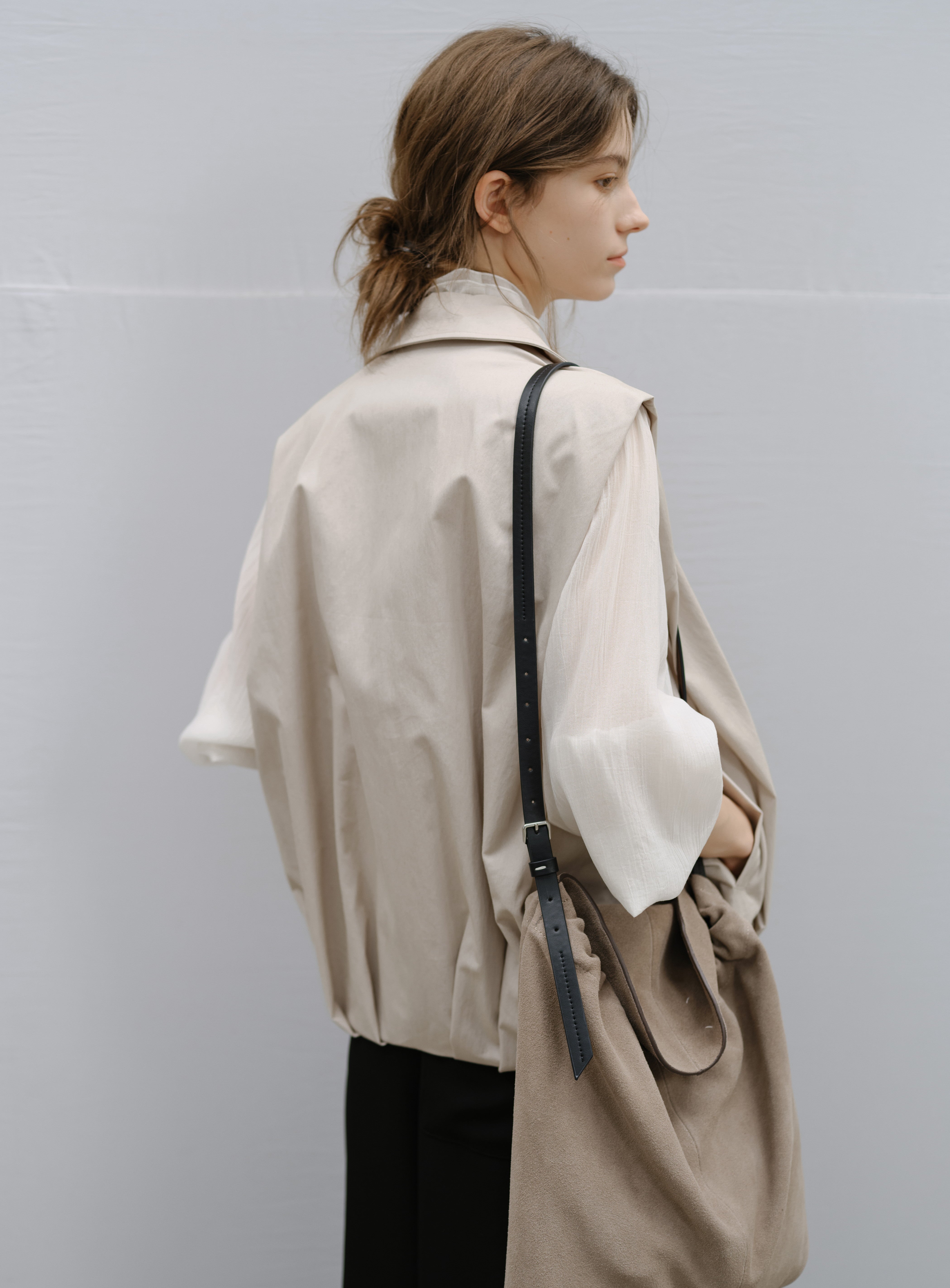 HEM TUCK VEST TRENCH