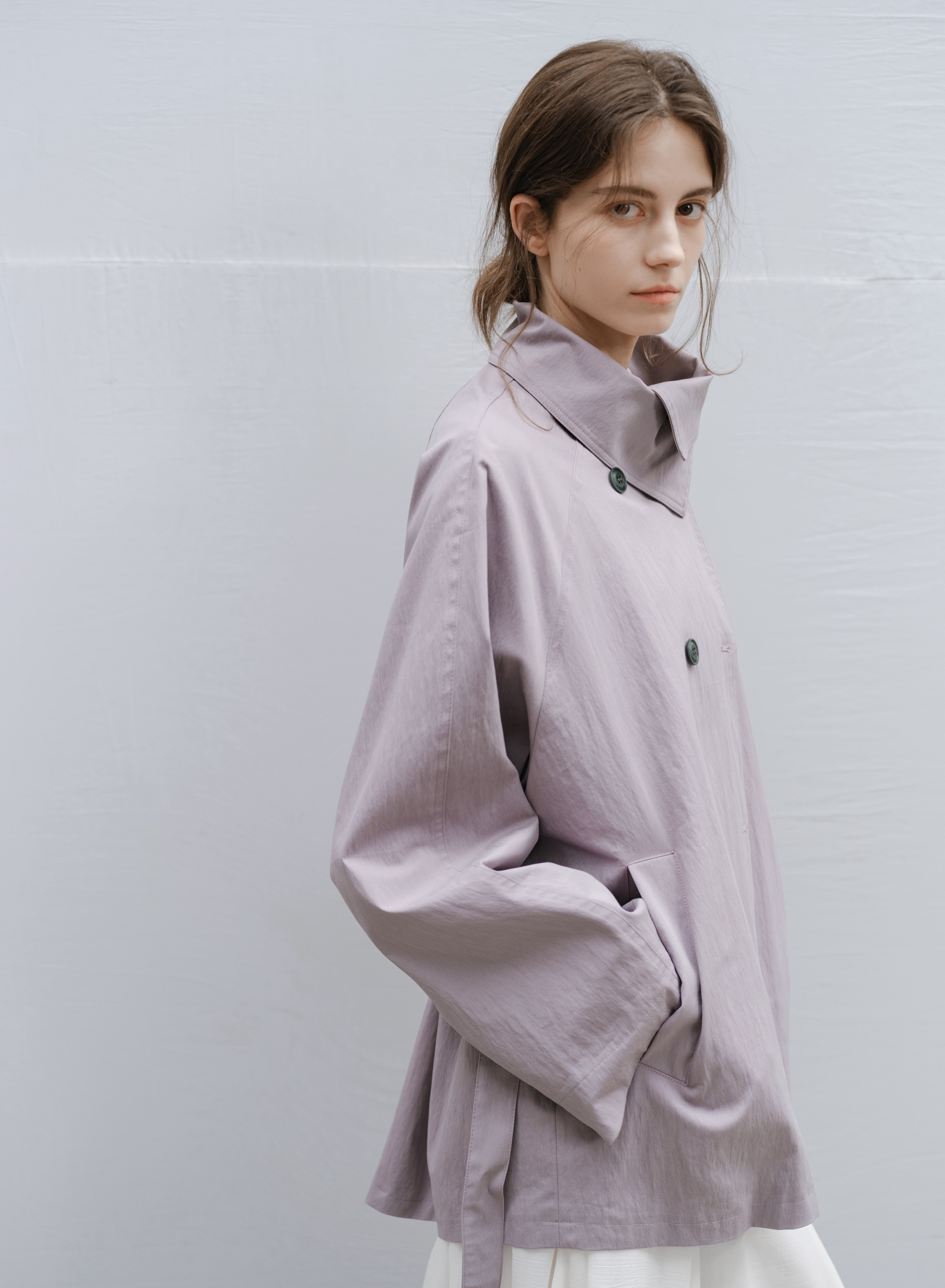 NATURAL COLOR MIDI TRENCH / ナチュラルカラーミドルトレンチ