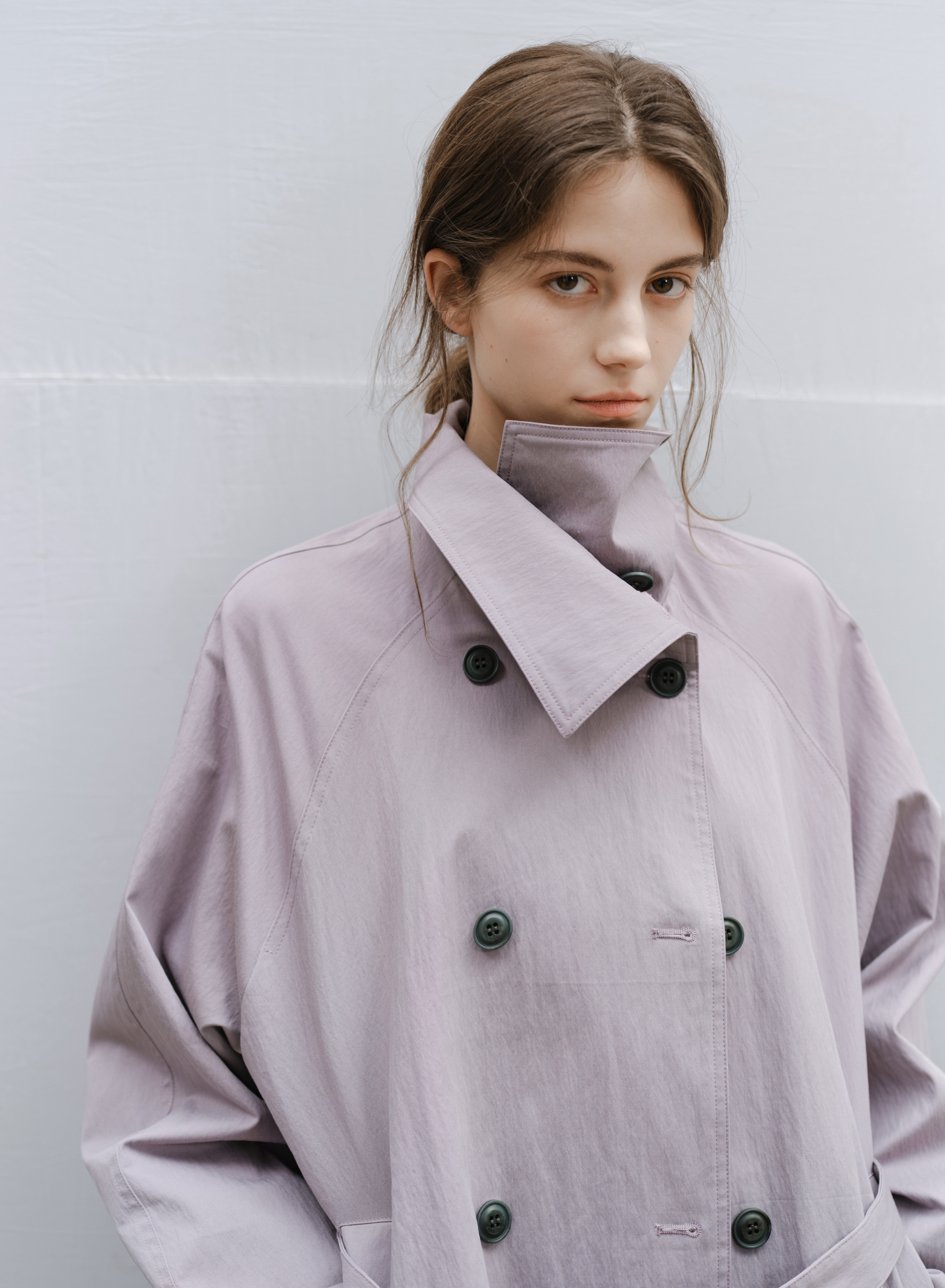 NATURAL COLOR MIDI TRENCH / ナチュラルカラーミドルトレンチ