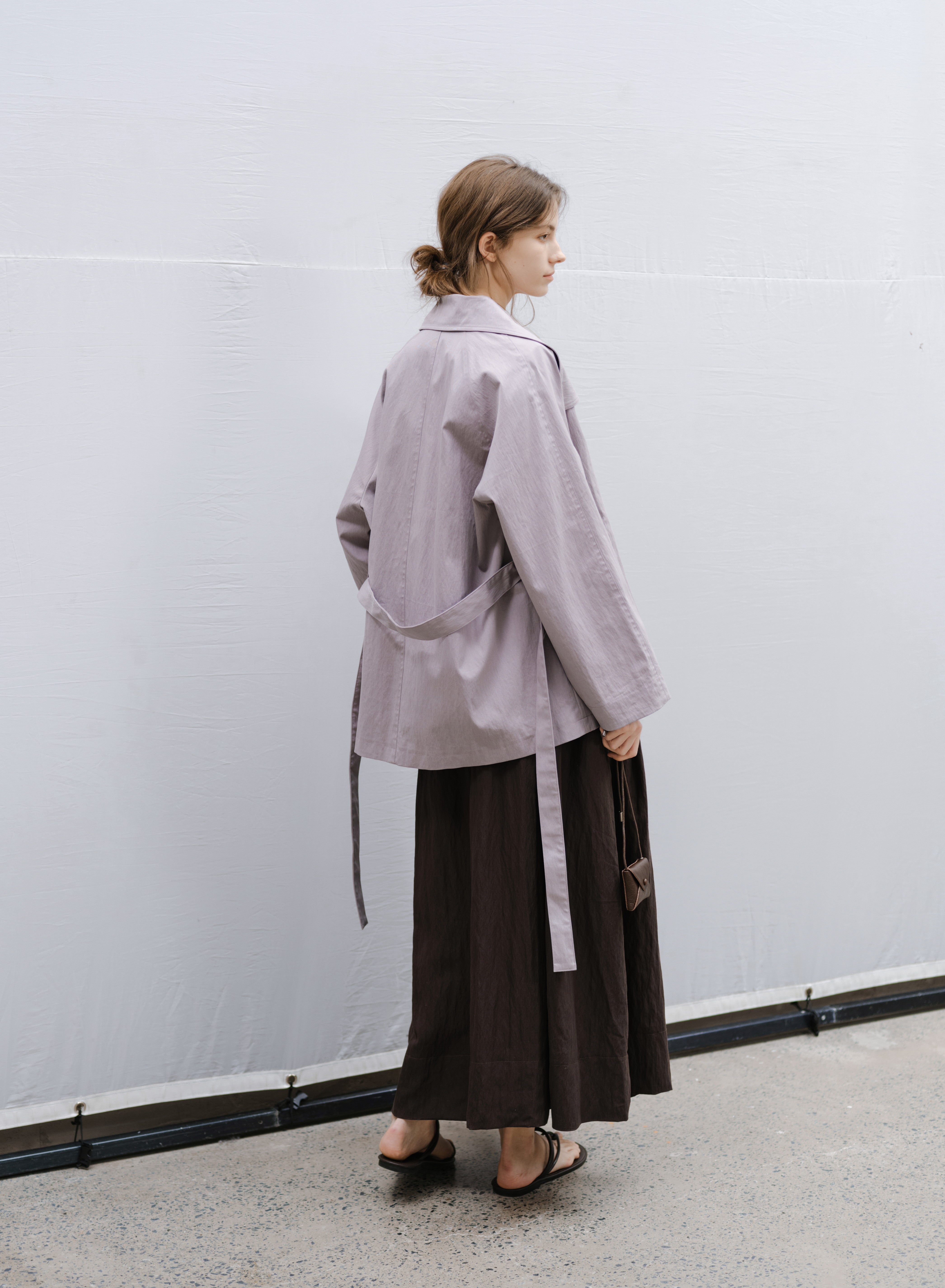 NATURAL COLOR MIDI TRENCH / ナチュラルカラーミドルトレンチ