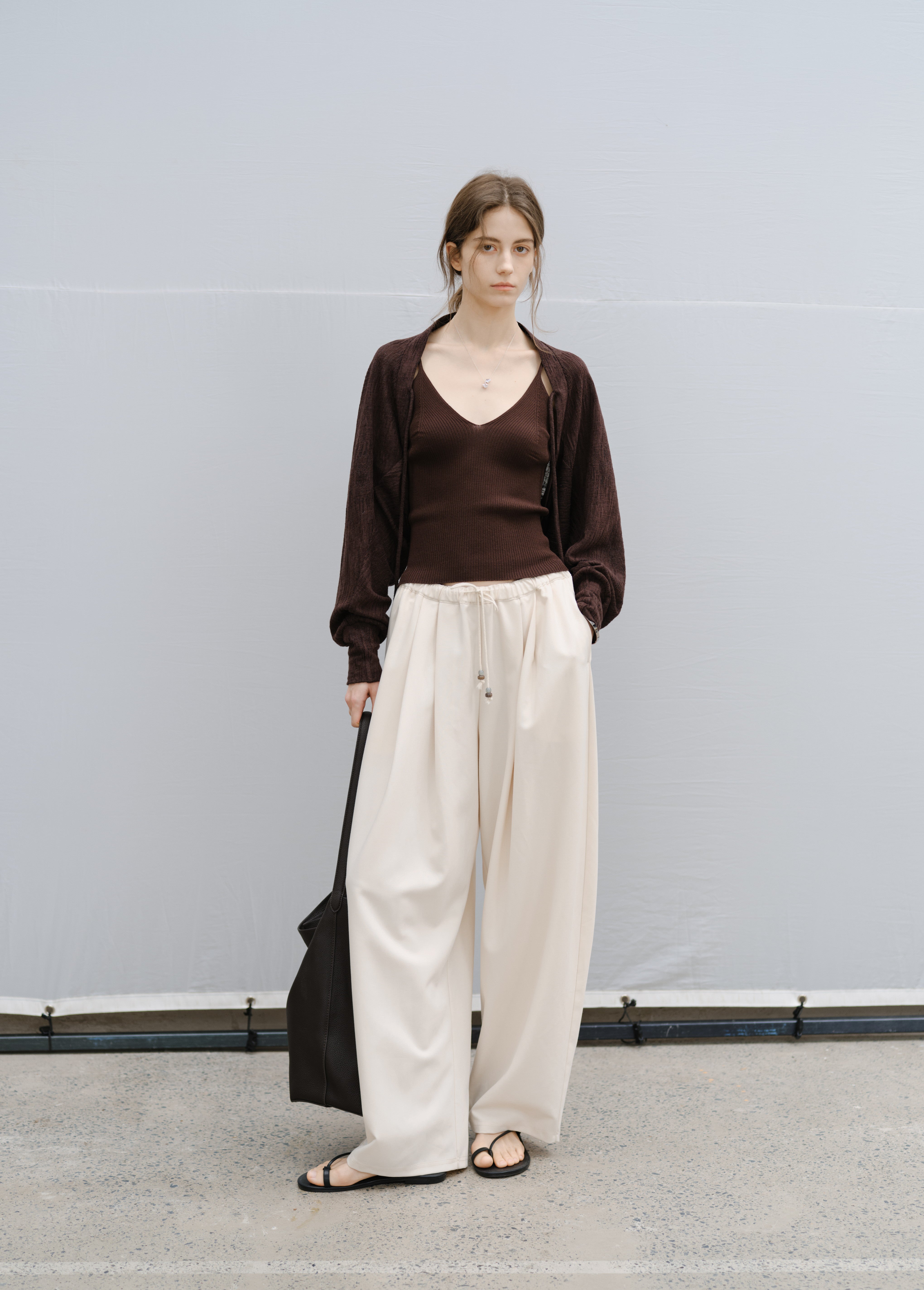 DRAPE SHORT BOLERO CARDIGAN / ドレープショートボレロカーディガン