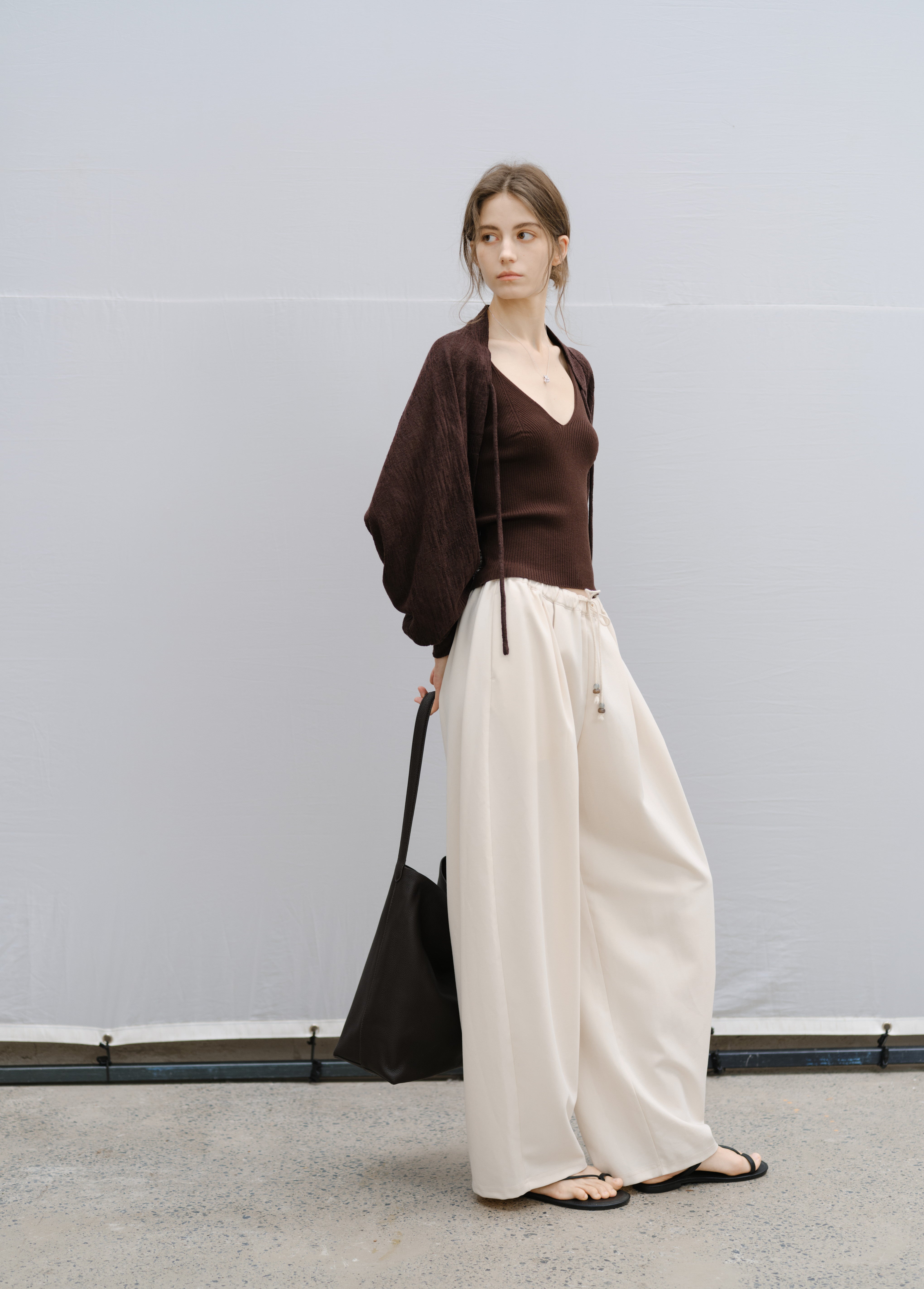 DRAPE SHORT BOLERO CARDIGAN / ドレープショートボレロカーディガン