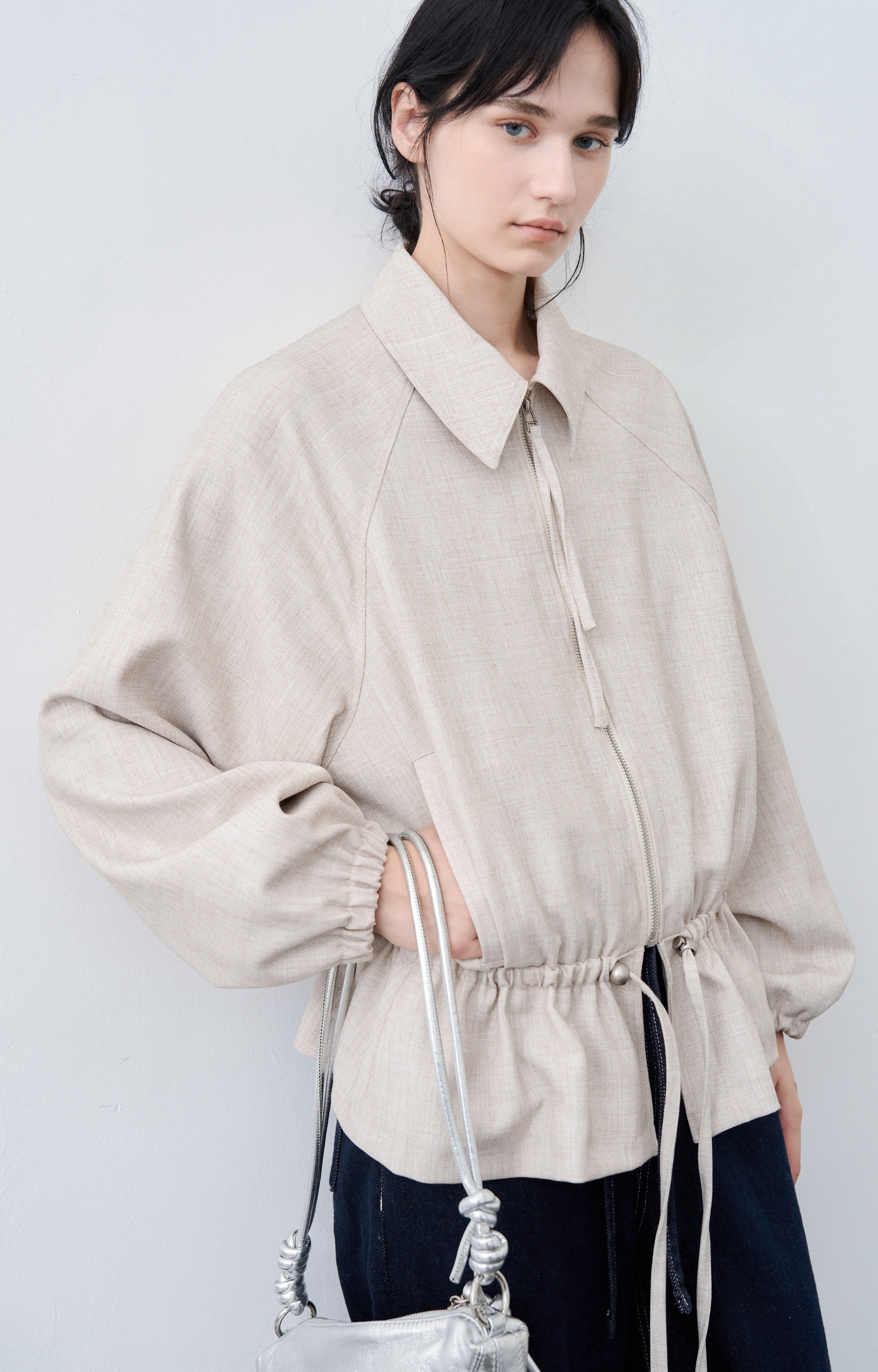 STRING MARK FLARE JACKET / ストリングマークフレアジャケット