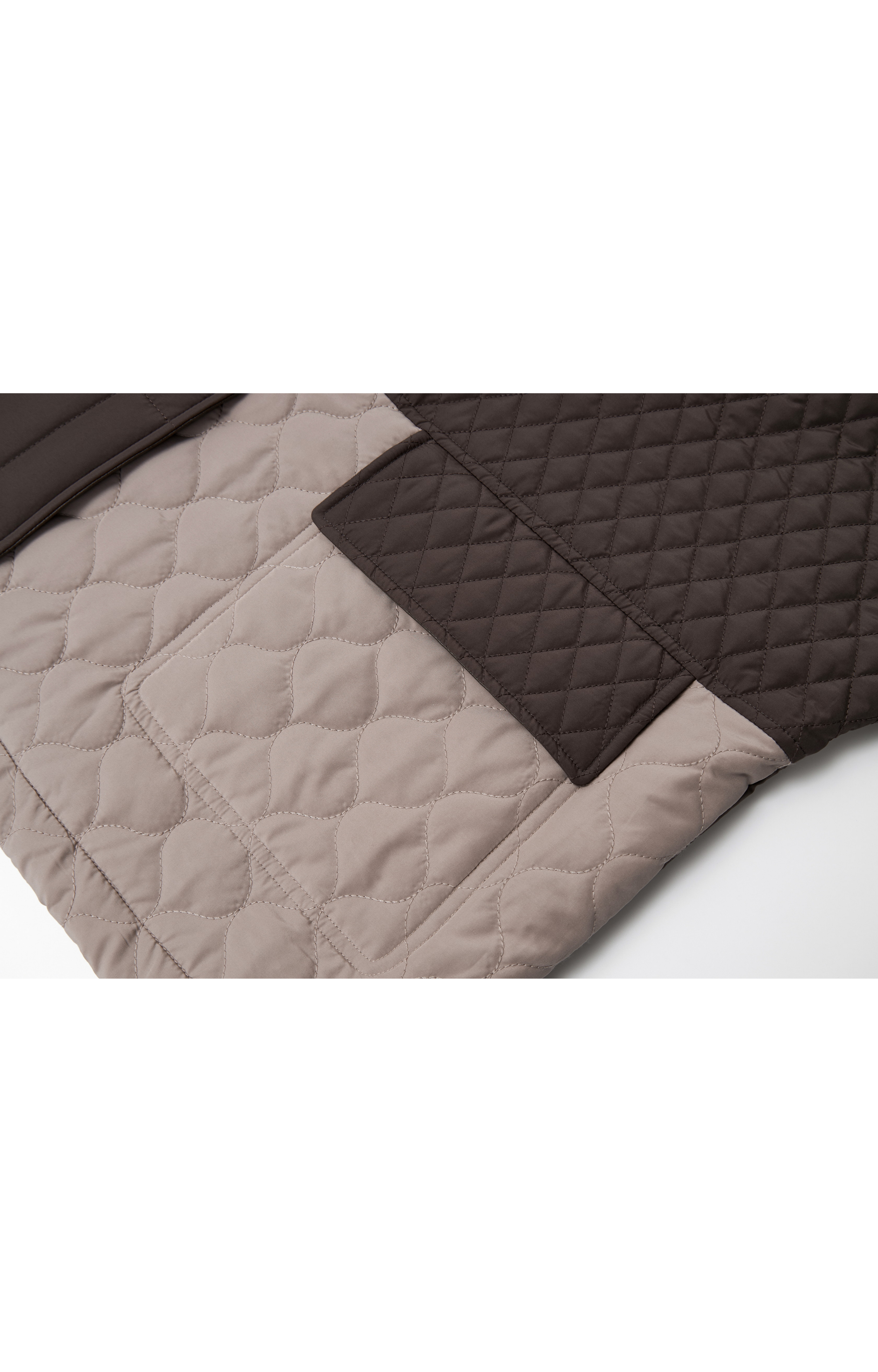 PATCHWORK COLOR QUILTED JACKET