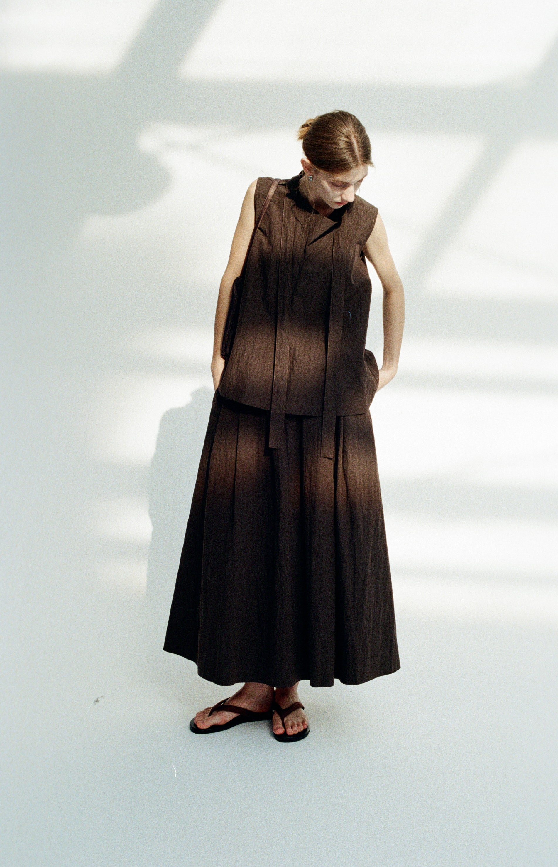 DRY CRINKLE VOLUME SKIRT / ドライクリンクルボリュームスカート