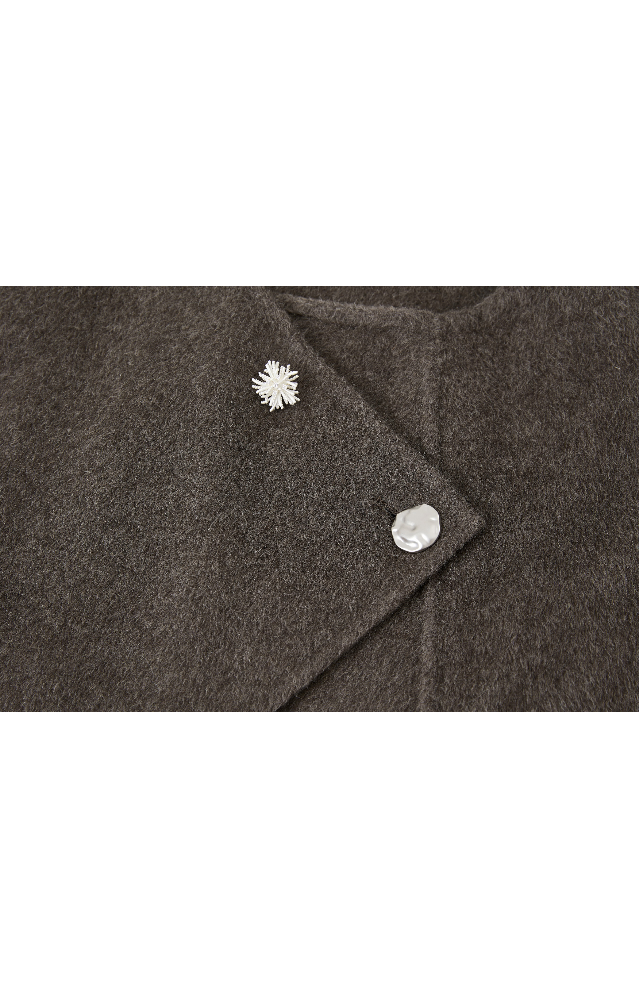 ASSORTED BUTTON WOOL COAT